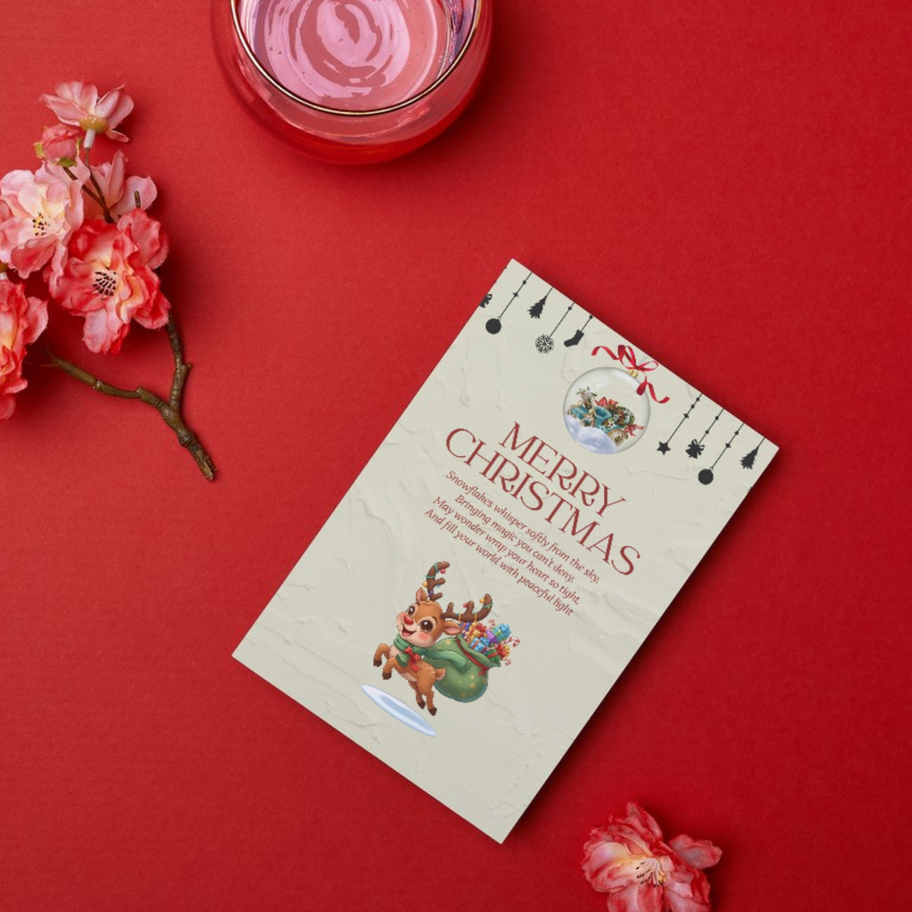 digital festive card for holiday seasons 5x7 printable