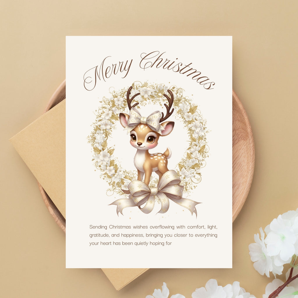 5×7” Holiday Cheer Printable Card – Quick PDF Download
