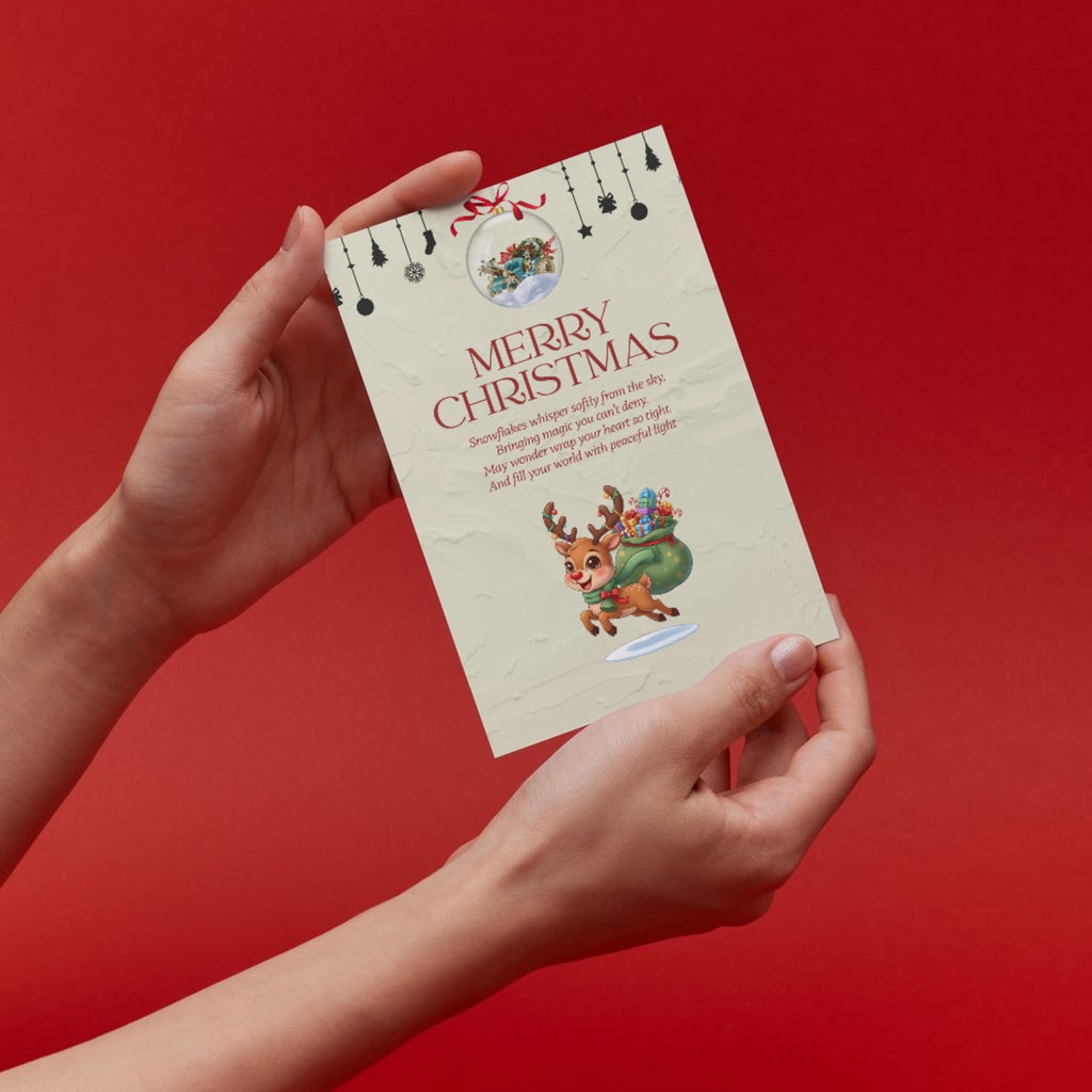 digital festive card for holiday seasons 5x7 printable