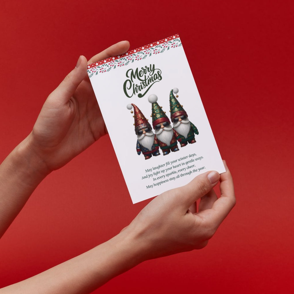 5x7 holiday greeting card printable – festive Christmas design