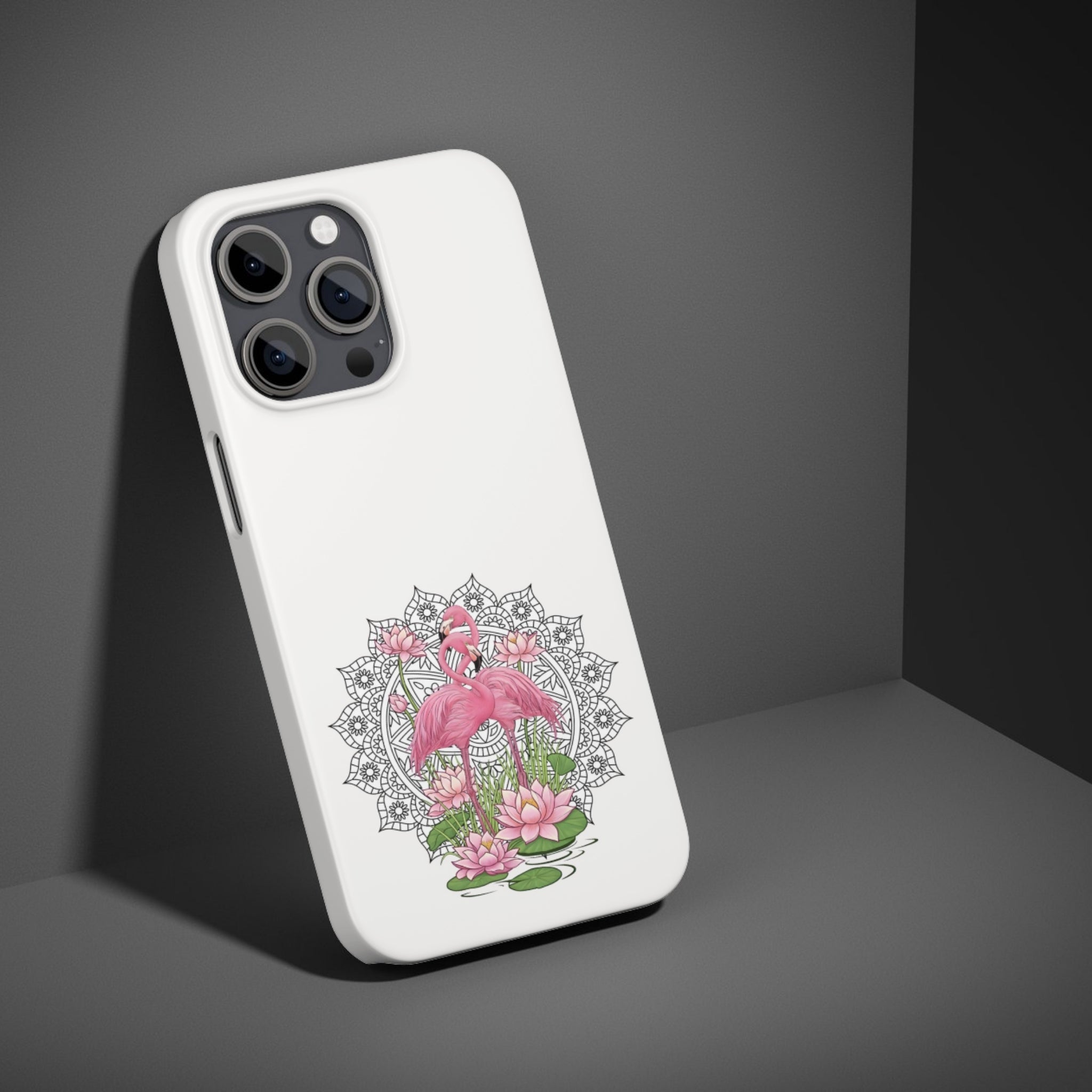 🌸 Pretty in Pink – Cute Flamingo Phone Case Design Bundle (3 Designs) 🦩✨