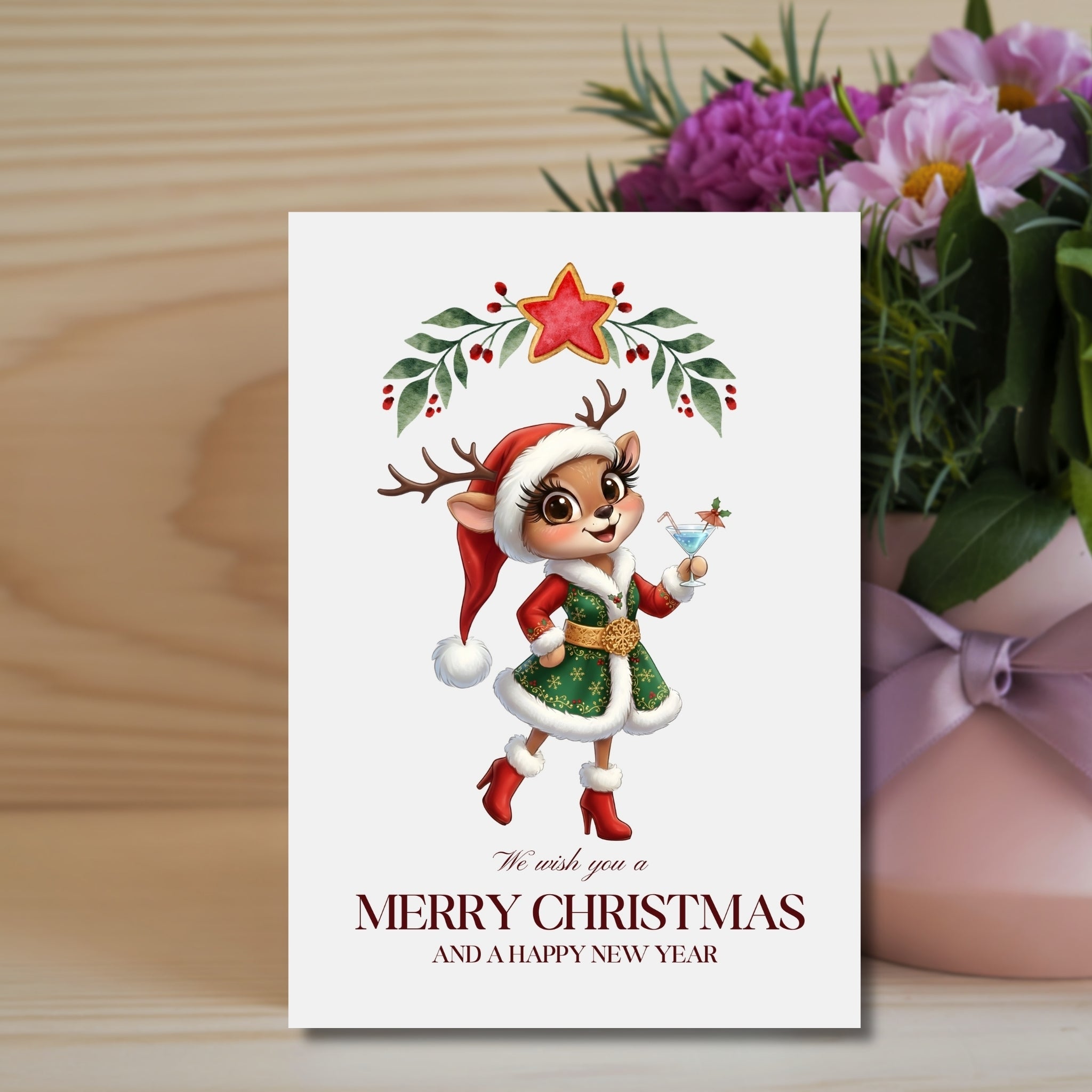 5×7 Christmas Printable Holiday Card – Instant Digital Download
