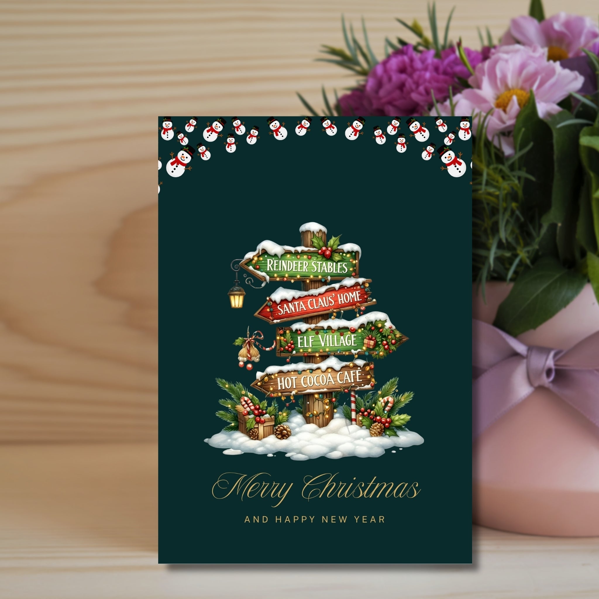 5×7” Holiday Cheer Printable Card – Ready-to-Print Instant PDF Download