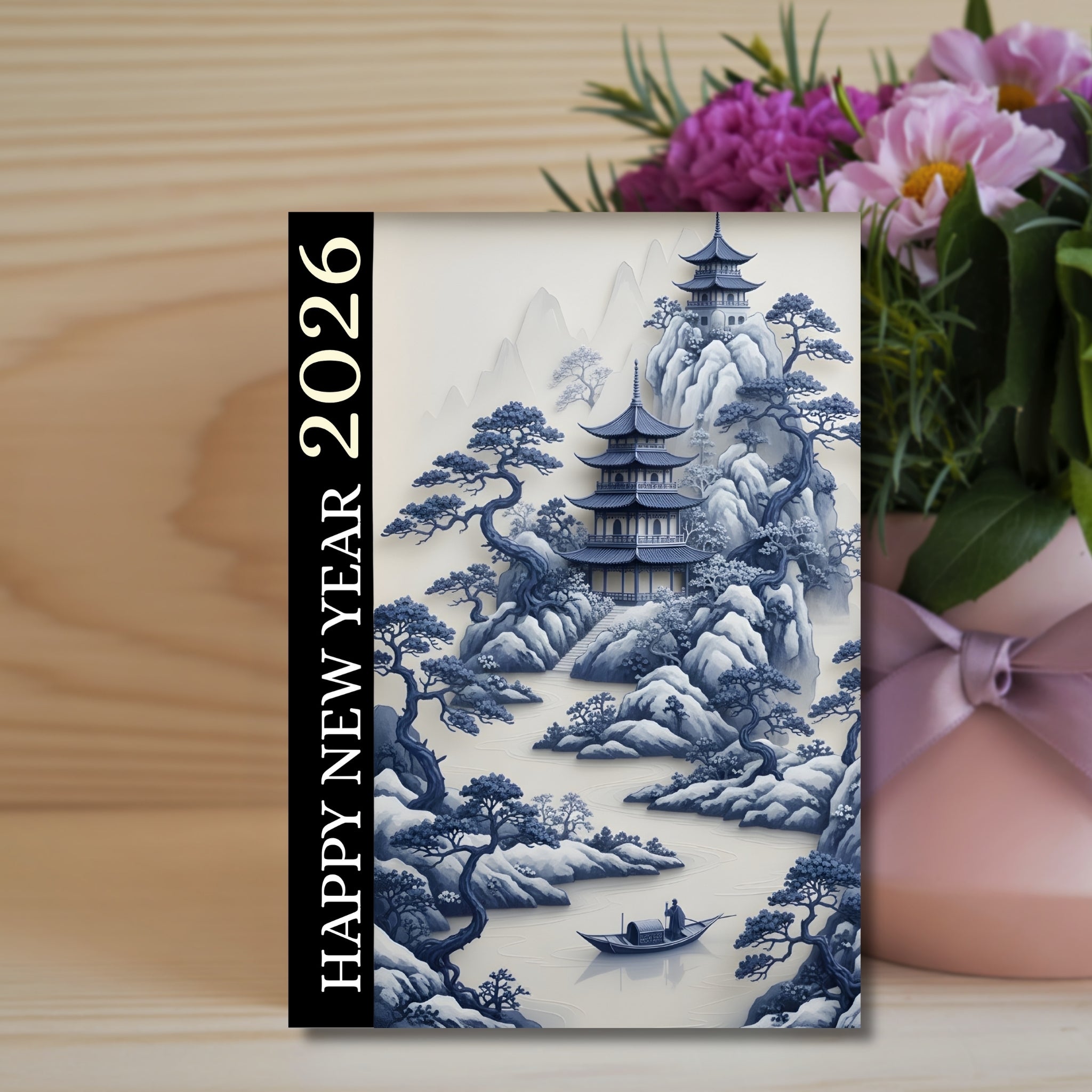 New Year 2026 Card Printable 5×7” – Instant PDF Download