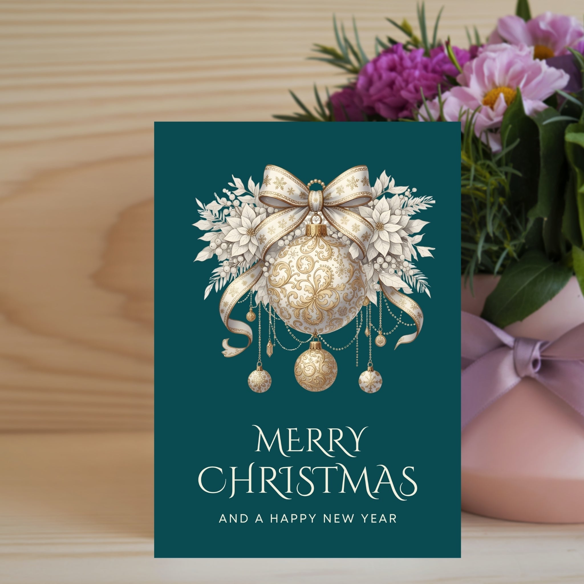 Holiday Cheer 5×7” Printable Greeting Card – Quick & Easy PDF Download