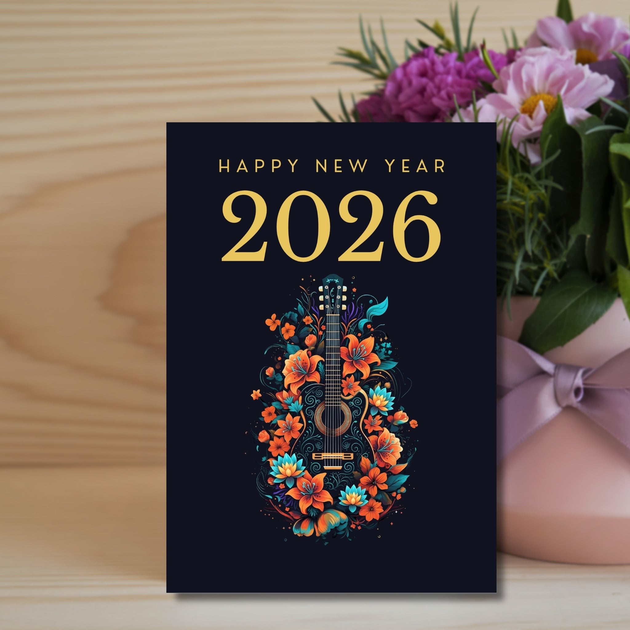 New Year 2026 Printable Card 5×7”