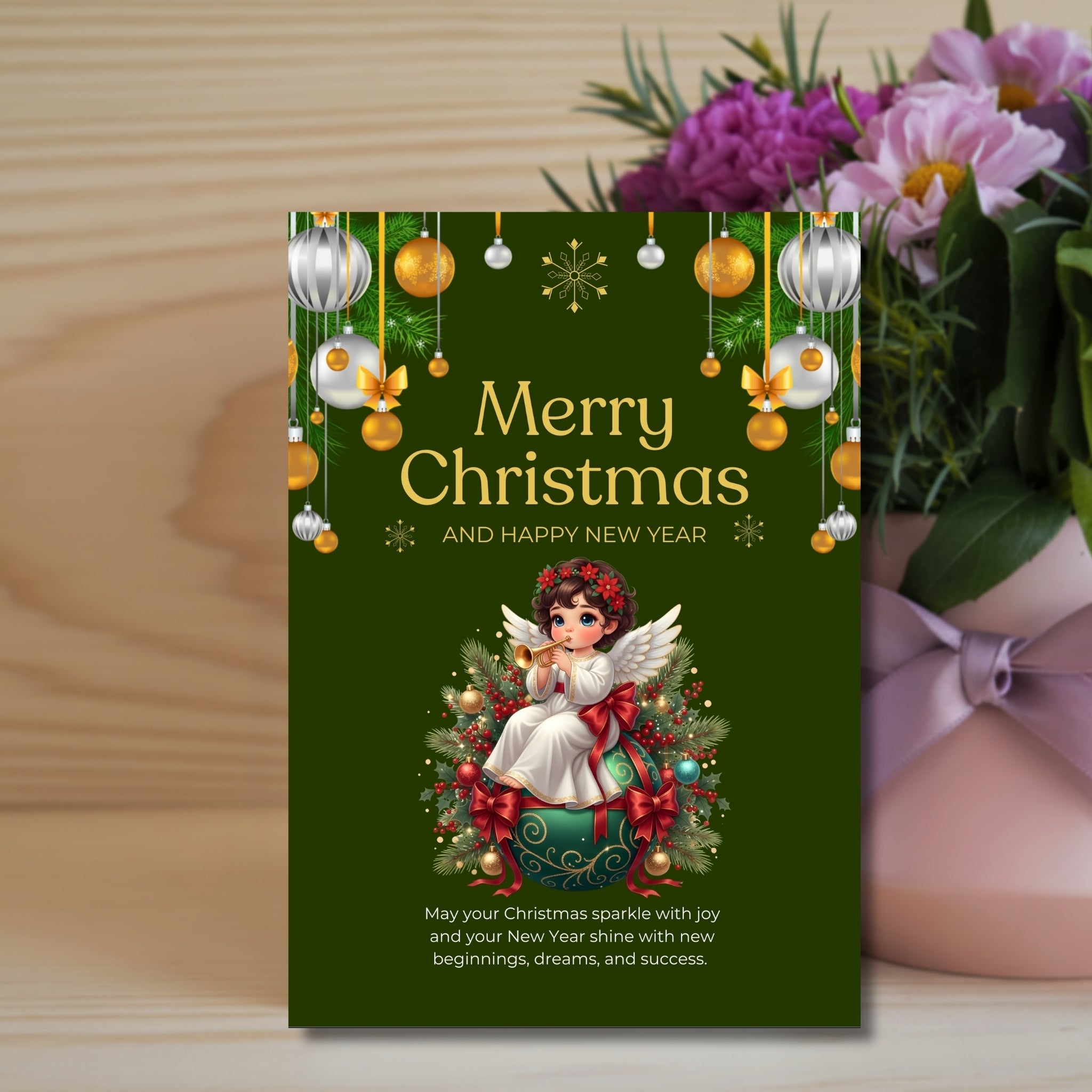 5×7” Holiday Cheer Card – Instant PDF