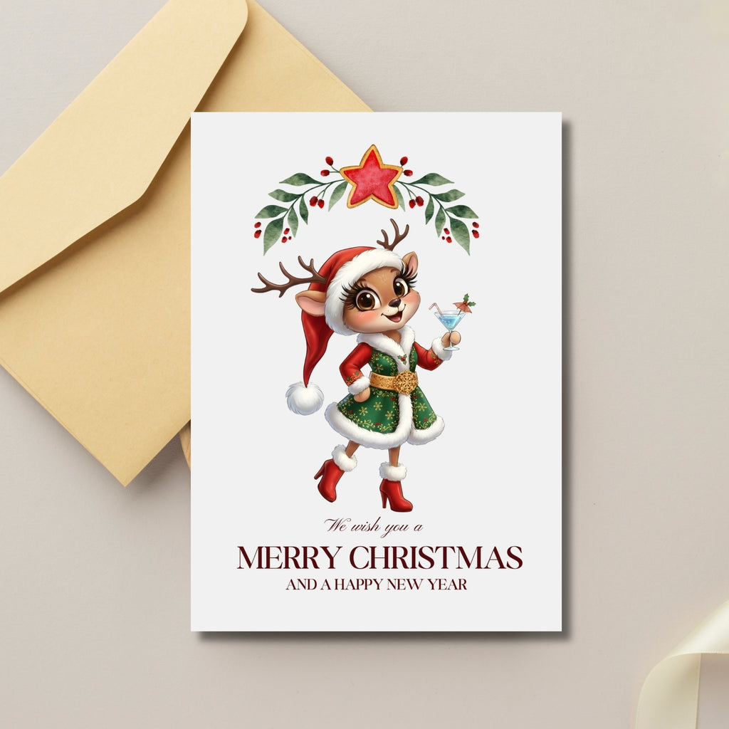 5×7 Christmas Printable Holiday Card – Instant Digital Download