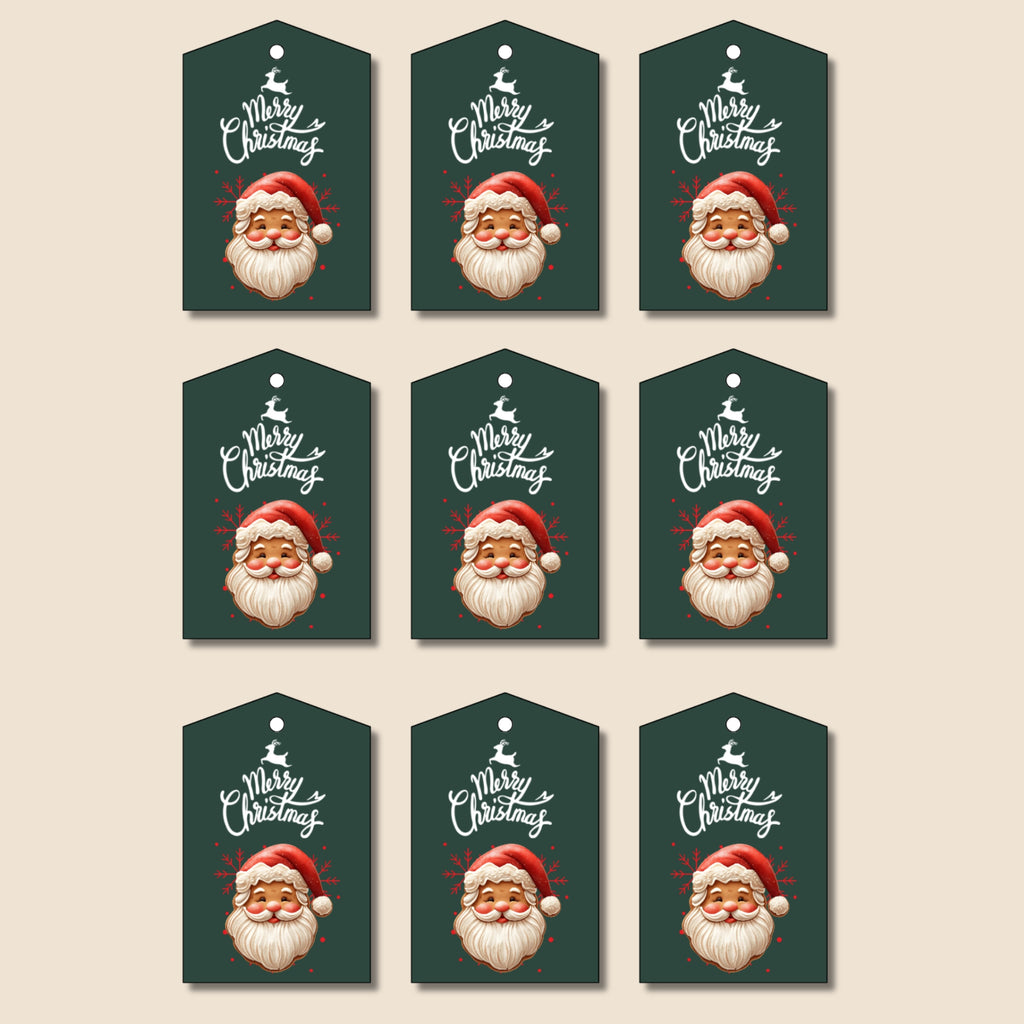 Christmas Gift Tags Printable | Holiday Tag Designs PDF