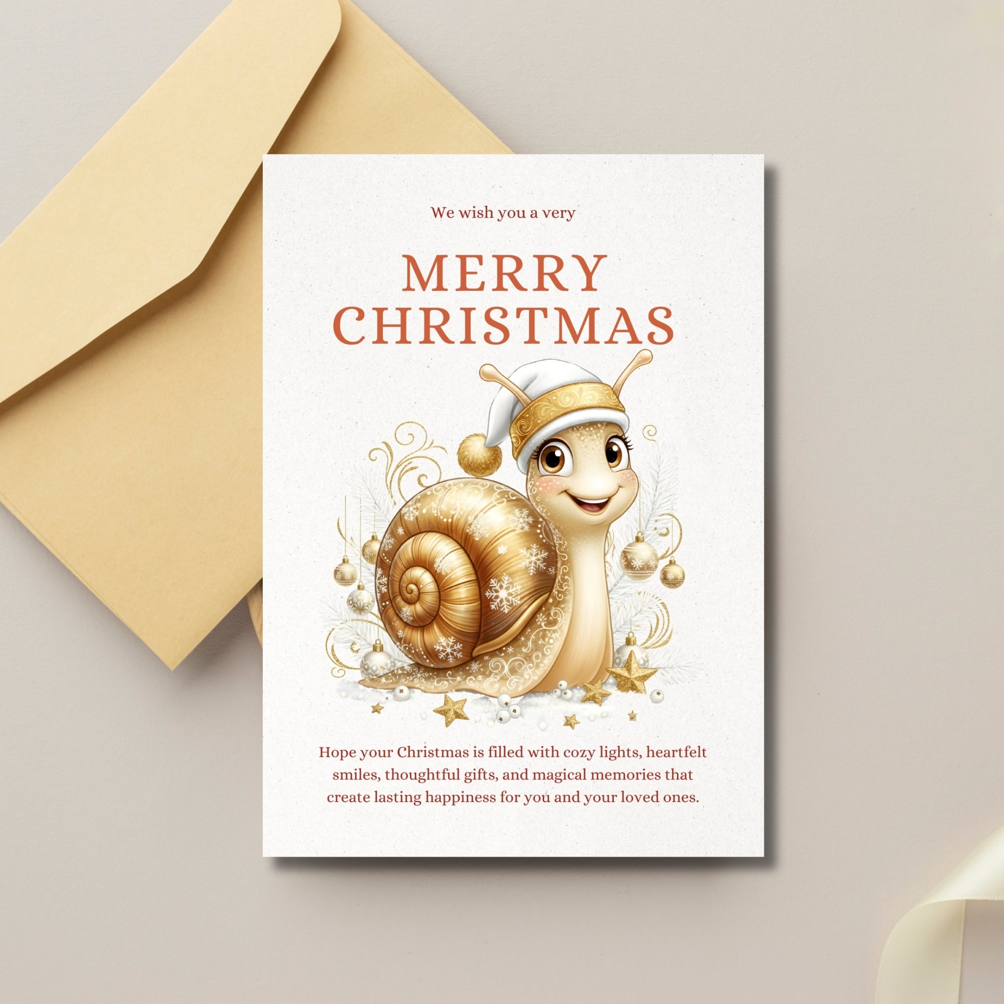 Printable 5×7 Christmas Holiday Card – Instant Digital Download