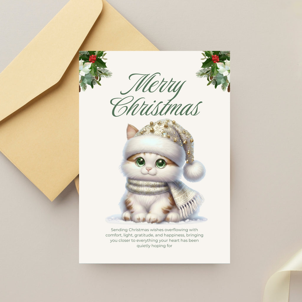 Holiday Cheer 5×7” Printable Greeting Card – Quick & Easy PDF Download