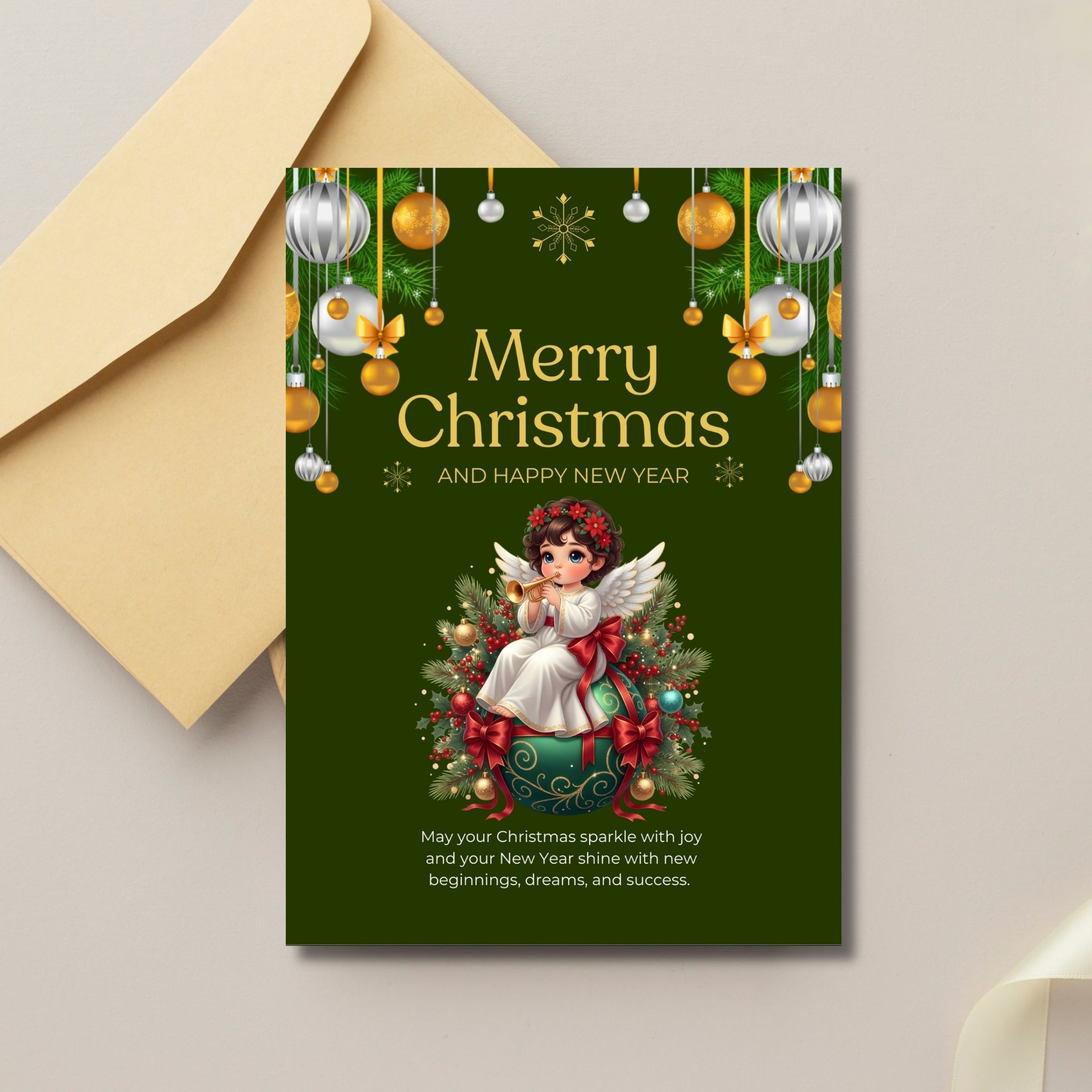 5×7” Holiday Cheer Card – Instant PDF