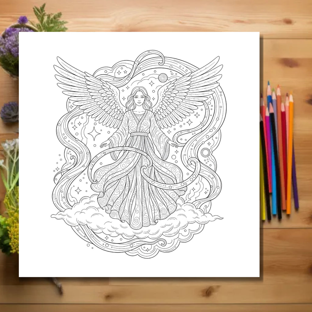 printable spiritual coloring book for adult PDF 30 pages