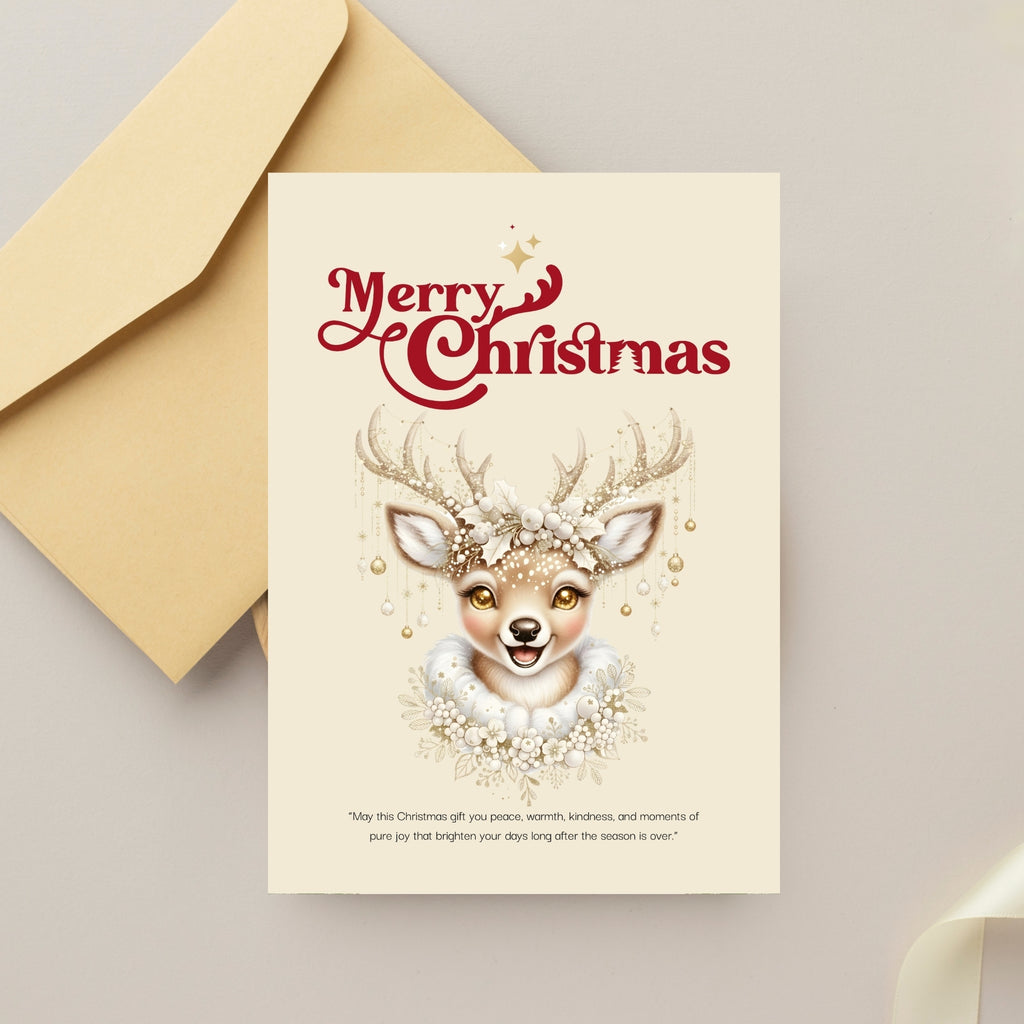 5×7” Holiday Cheer Printable Card – Instant PDF Download