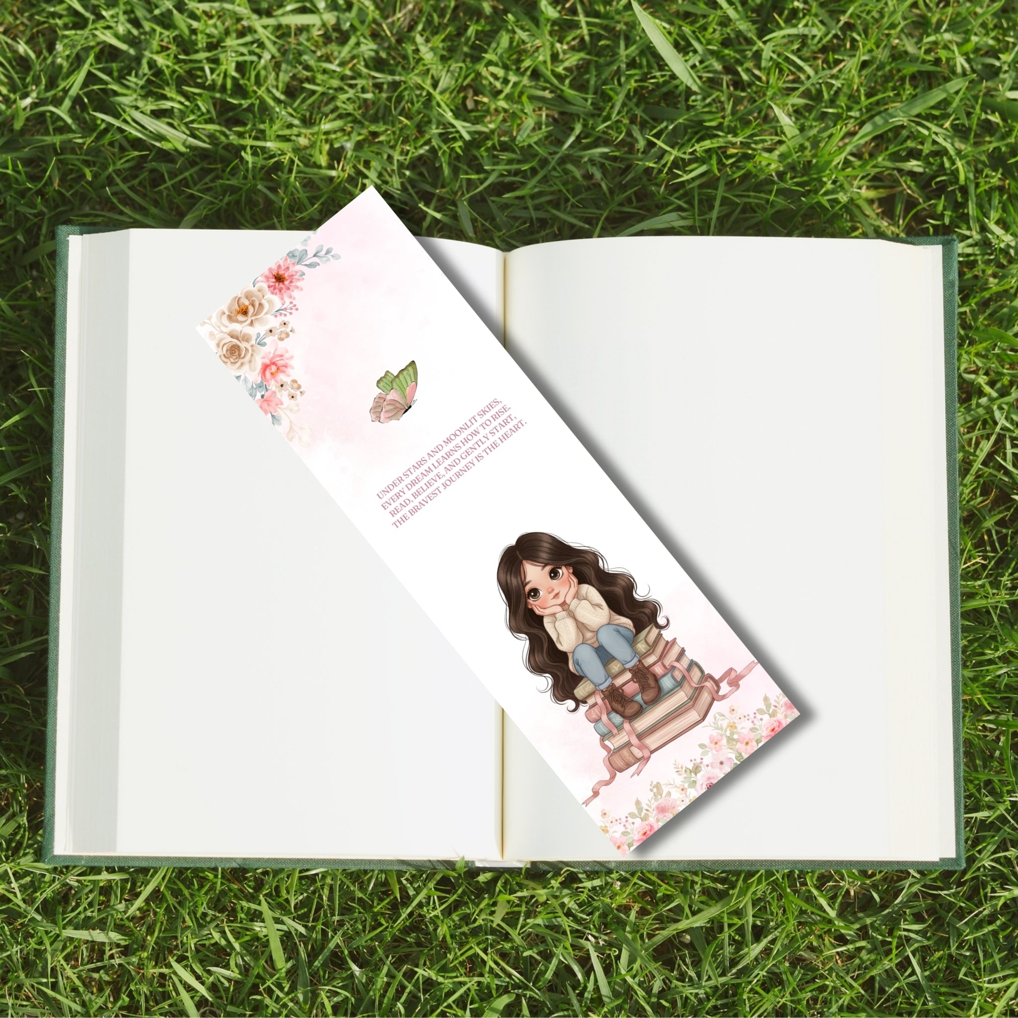 Printable Bookmark Set | 2×6 in Digital Bookmarks | 7 Unique Designs