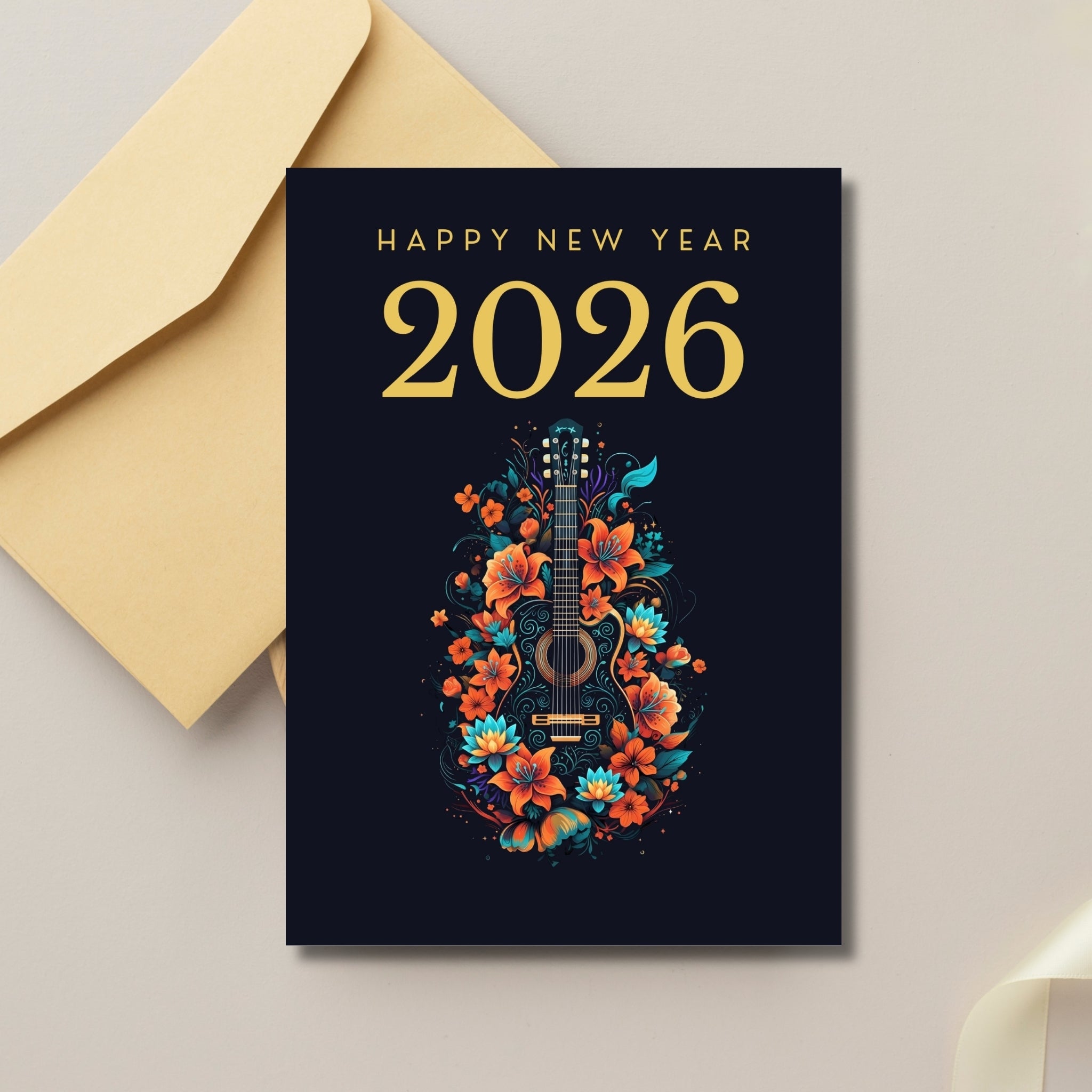 New Year 2026 Printable Card 5×7”
