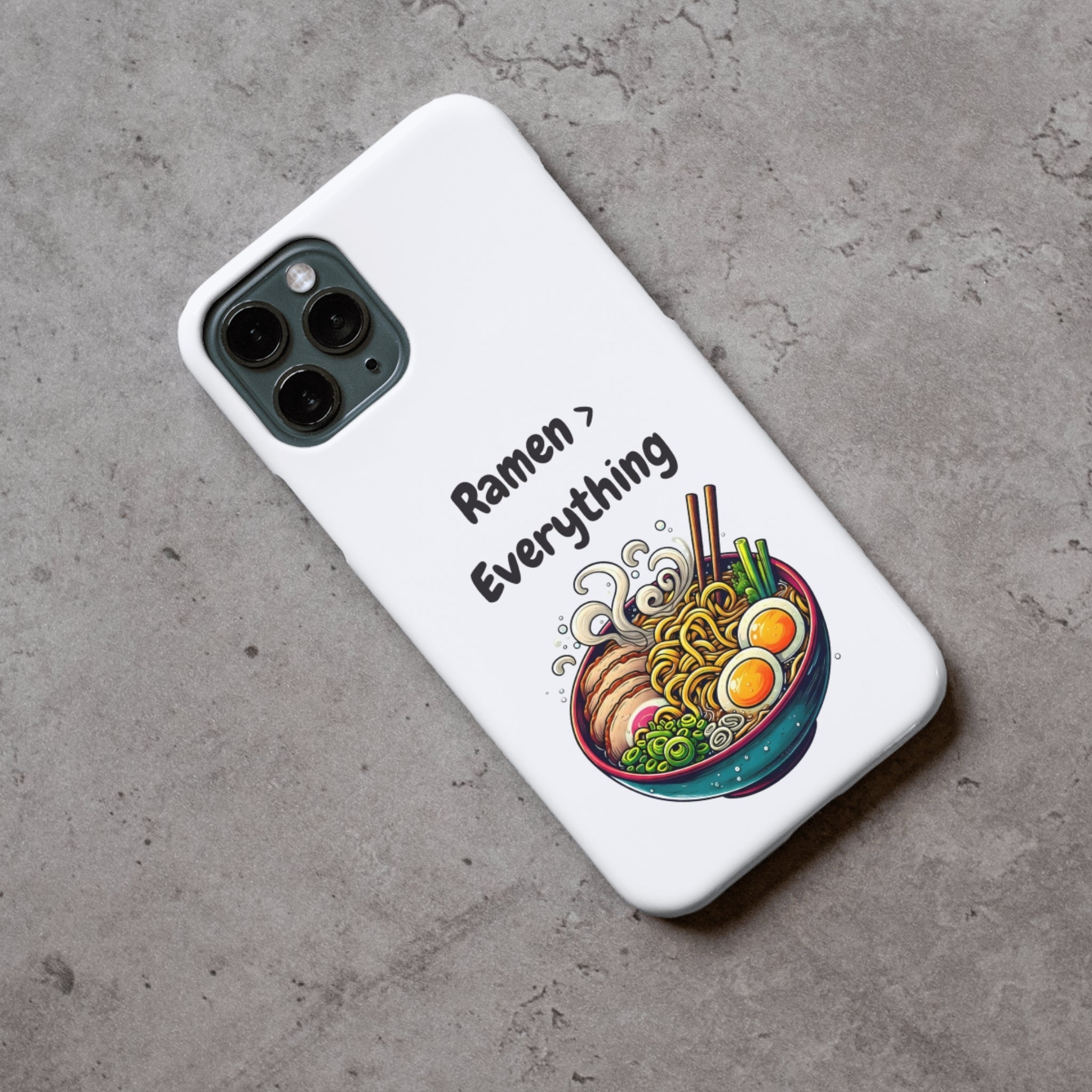🍜 Cute Ramen Phone Case Design Bundle | 3 Adorable Ramen Graphics for Phone Covers
