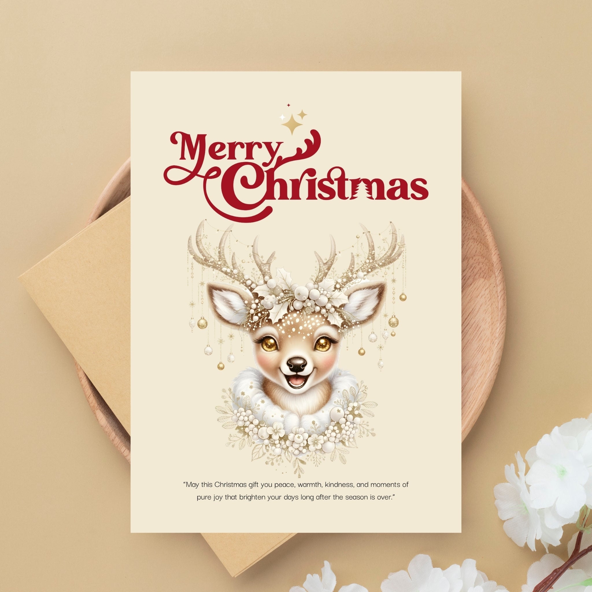 5×7” Holiday Cheer Printable Card – Instant PDF Download