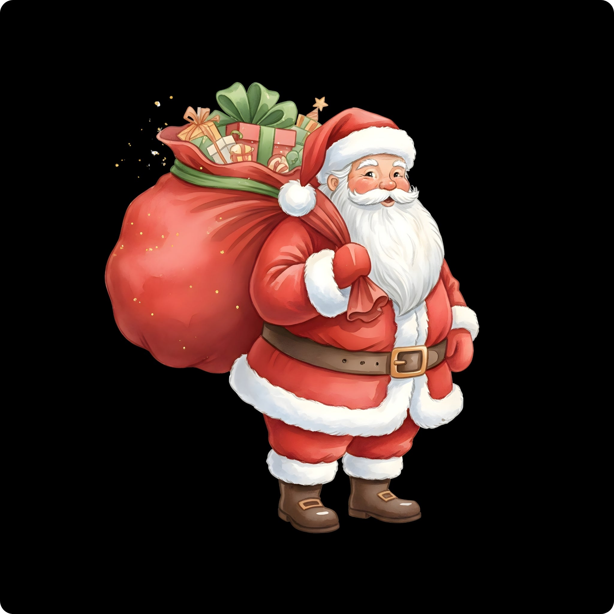 festive wreath watercolor illustration holiday clipart