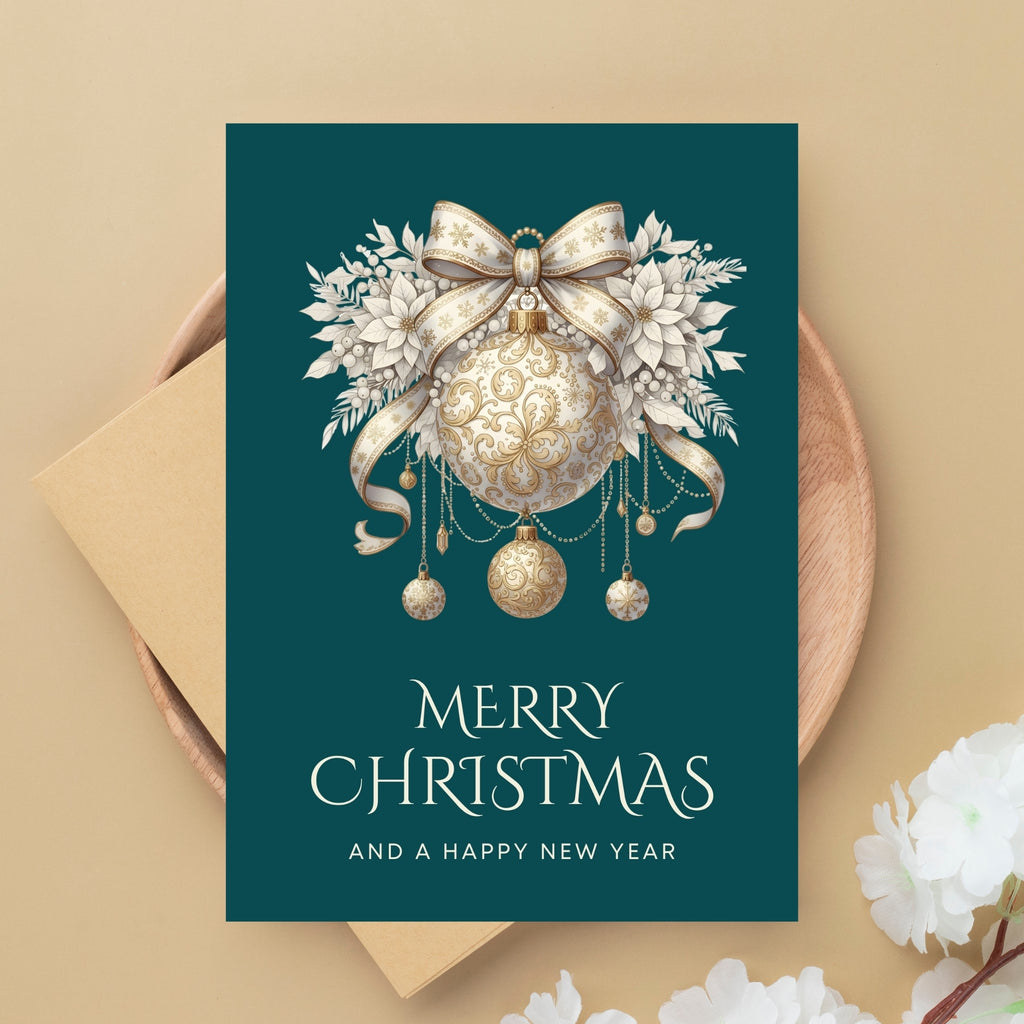 Holiday Cheer 5×7” Printable Greeting Card – Quick & Easy PDF Download