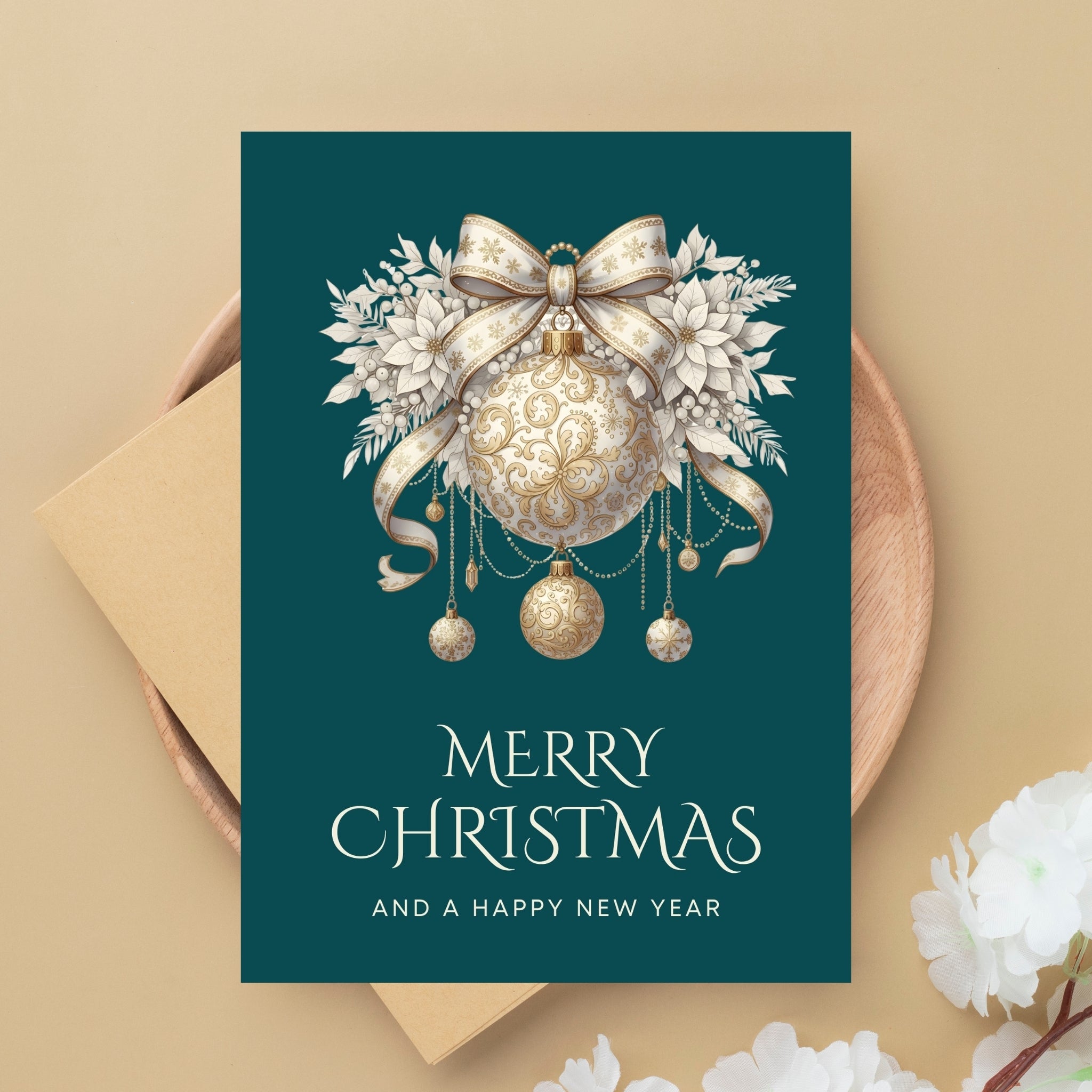 Holiday Cheer 5×7” Printable Greeting Card – Quick & Easy PDF Download