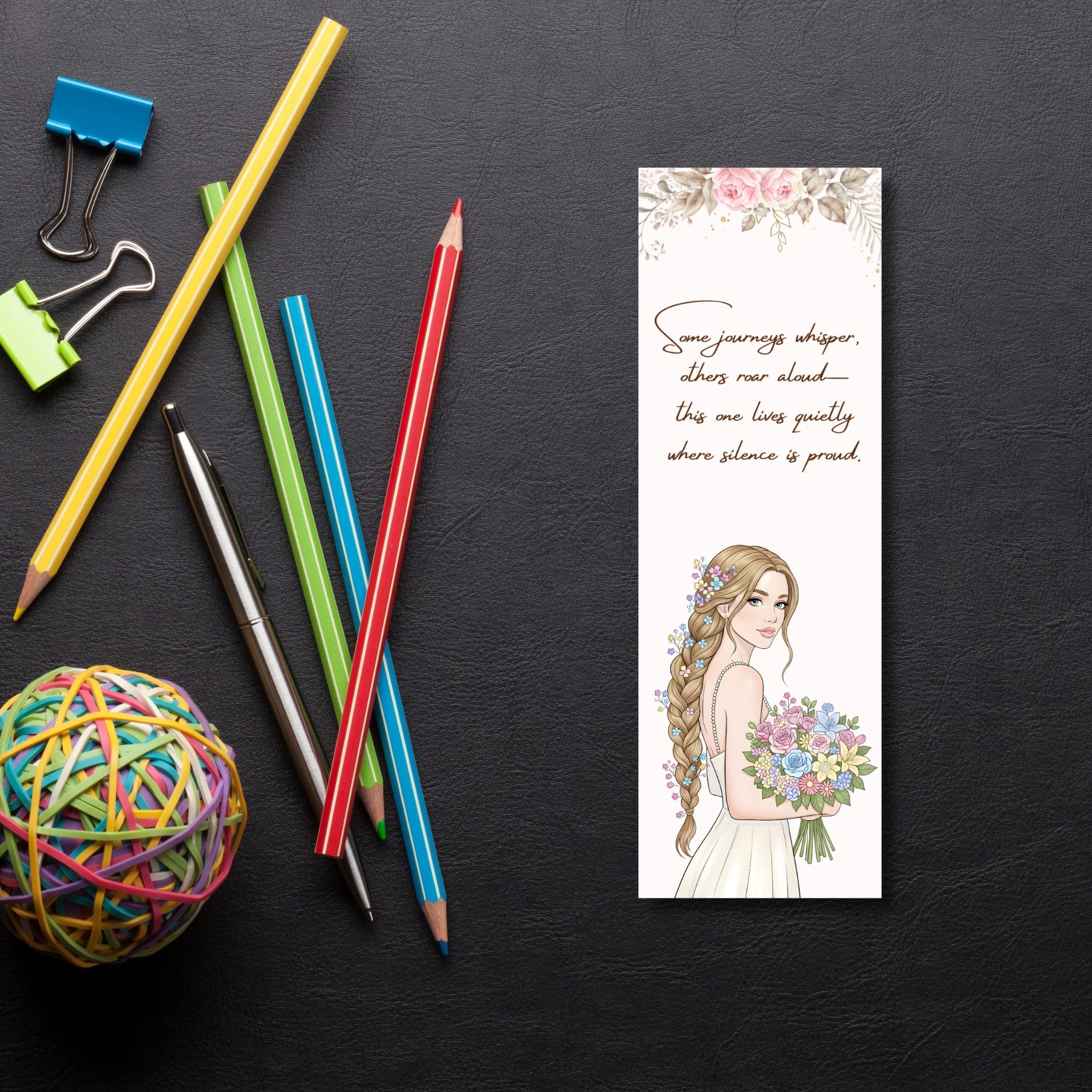 Aesthetic Printable Bookmarks | 2×6 Size | 5-Design Digital Download