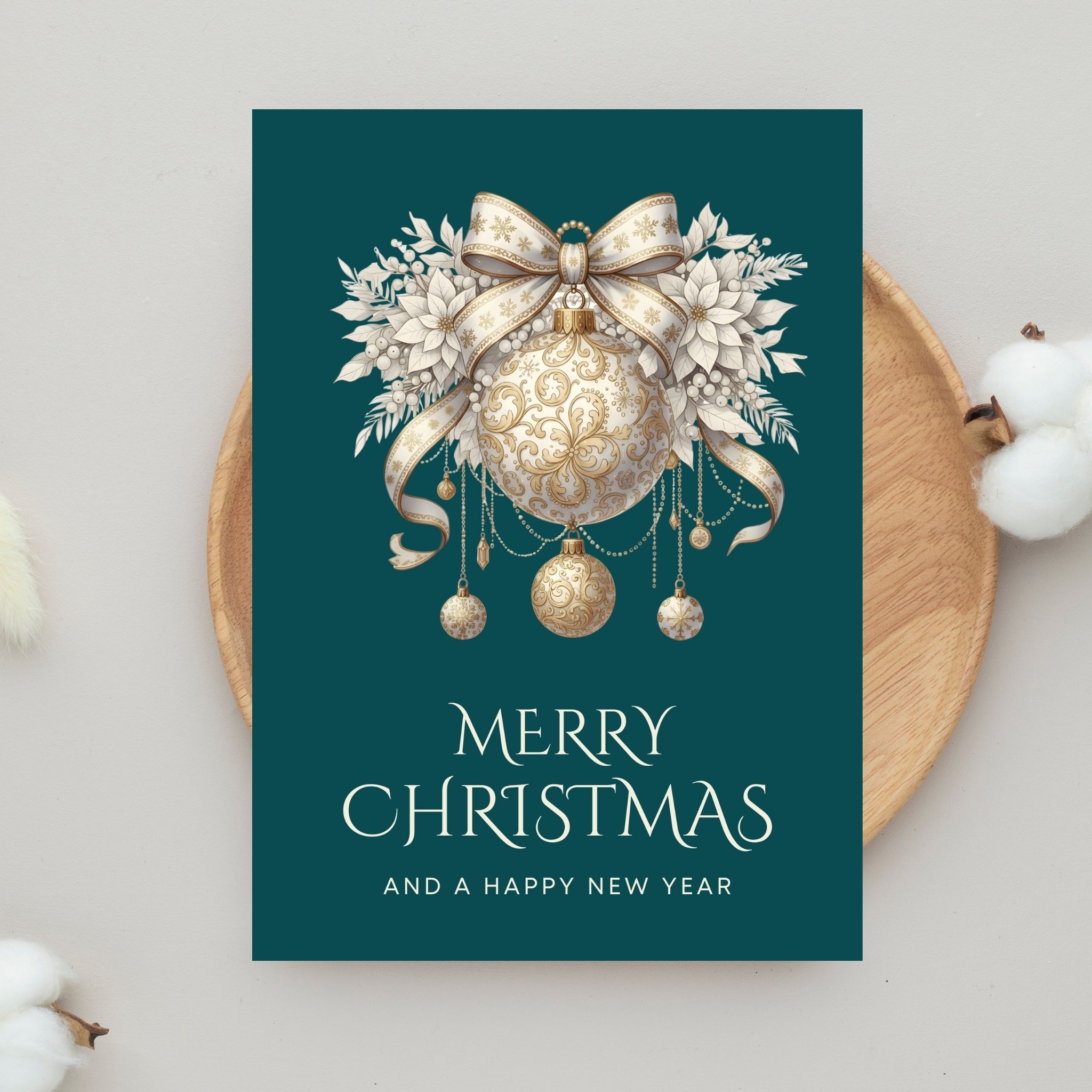 Holiday Cheer 5×7” Printable Greeting Card – Quick & Easy PDF Download