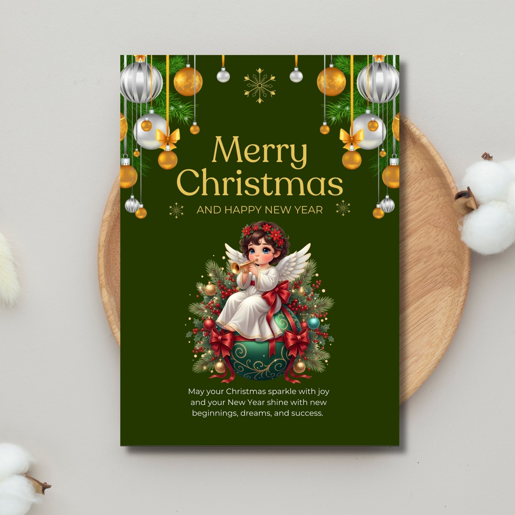 5×7” Holiday Cheer Card – Instant PDF
