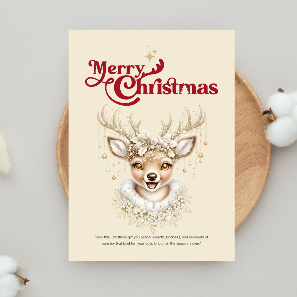 5×7” Holiday Cheer Printable Card – Instant PDF Download