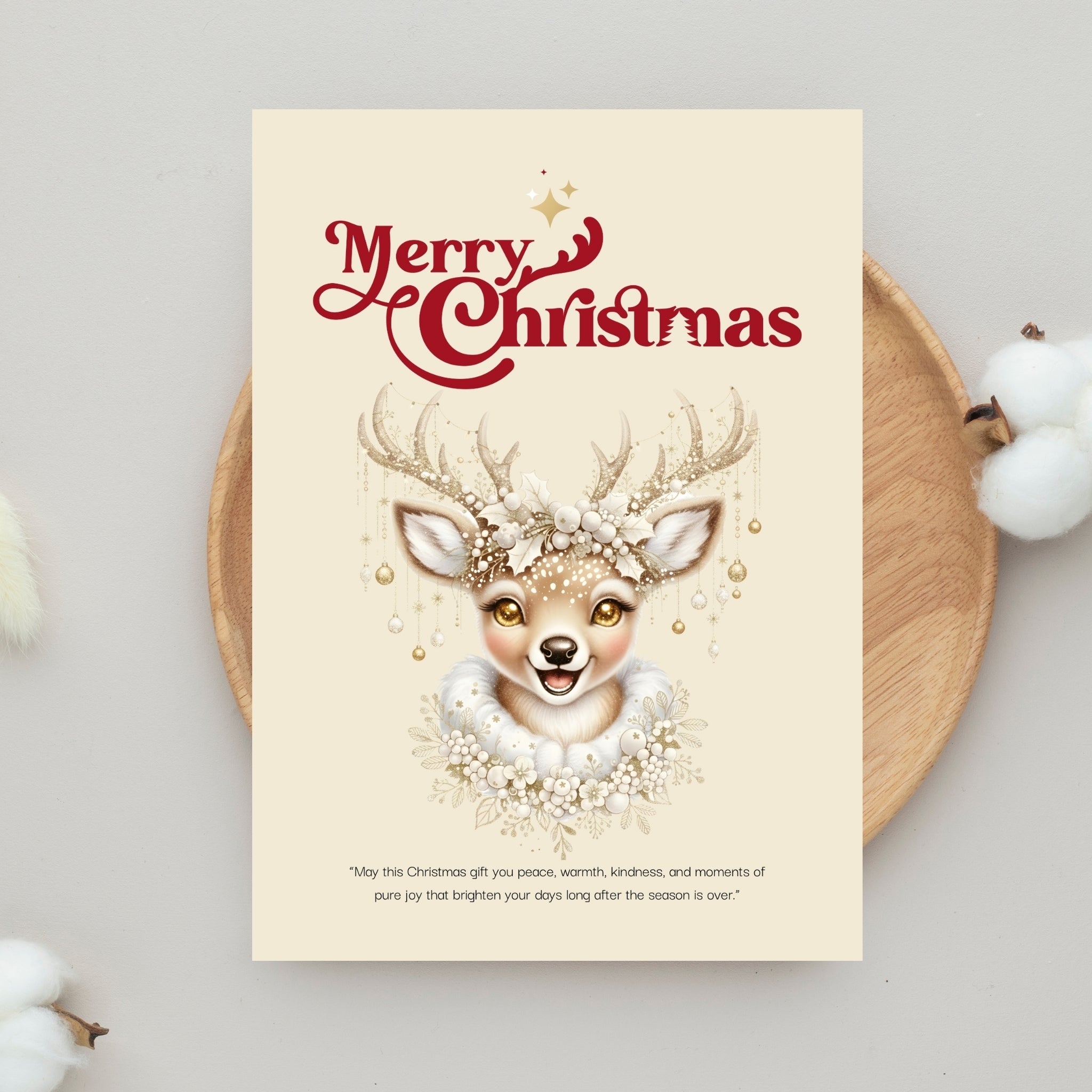 5×7” Holiday Cheer Printable Card – Instant PDF Download