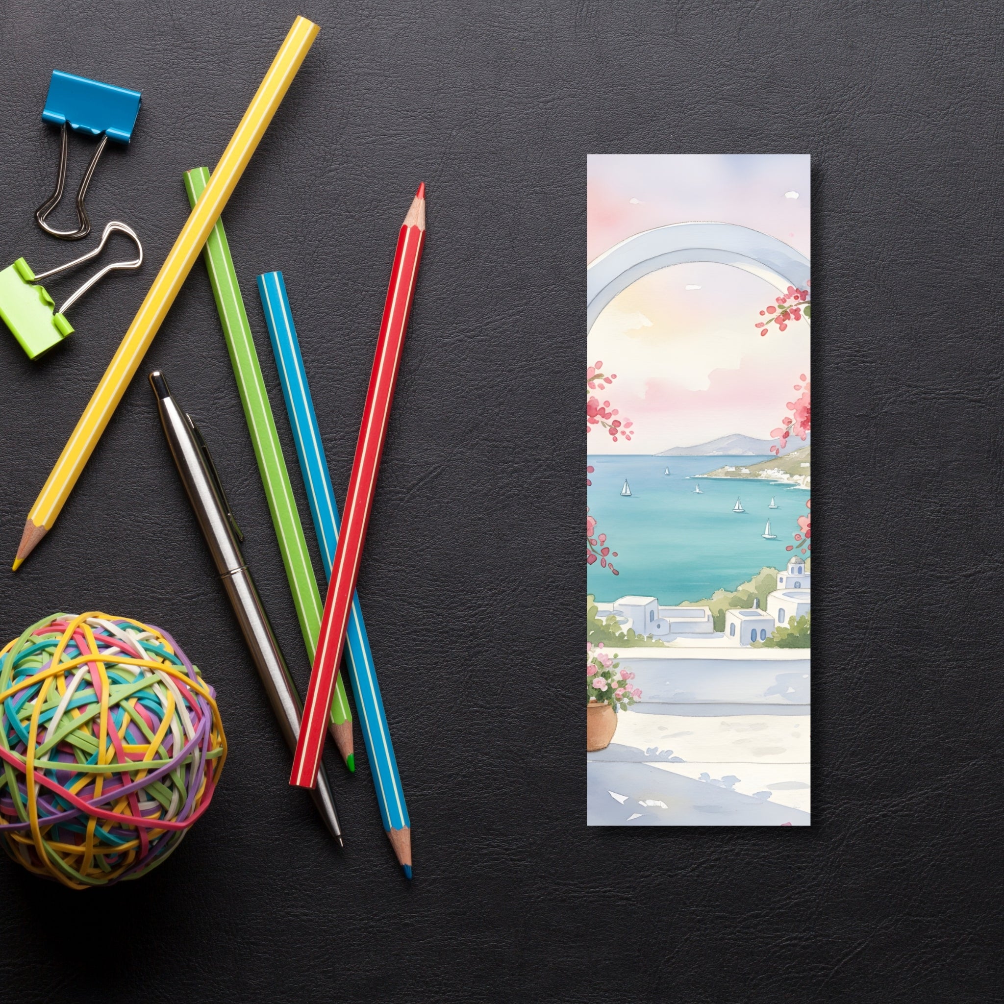 Printable Watercolor Bookmarks | 5 Aesthetic Bookmark Designs | 2×6 Inch