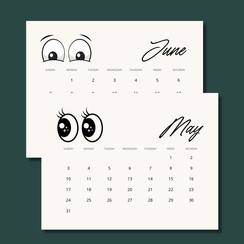 2026 Landscape Calendar – 11×8.5" One-Page PDF