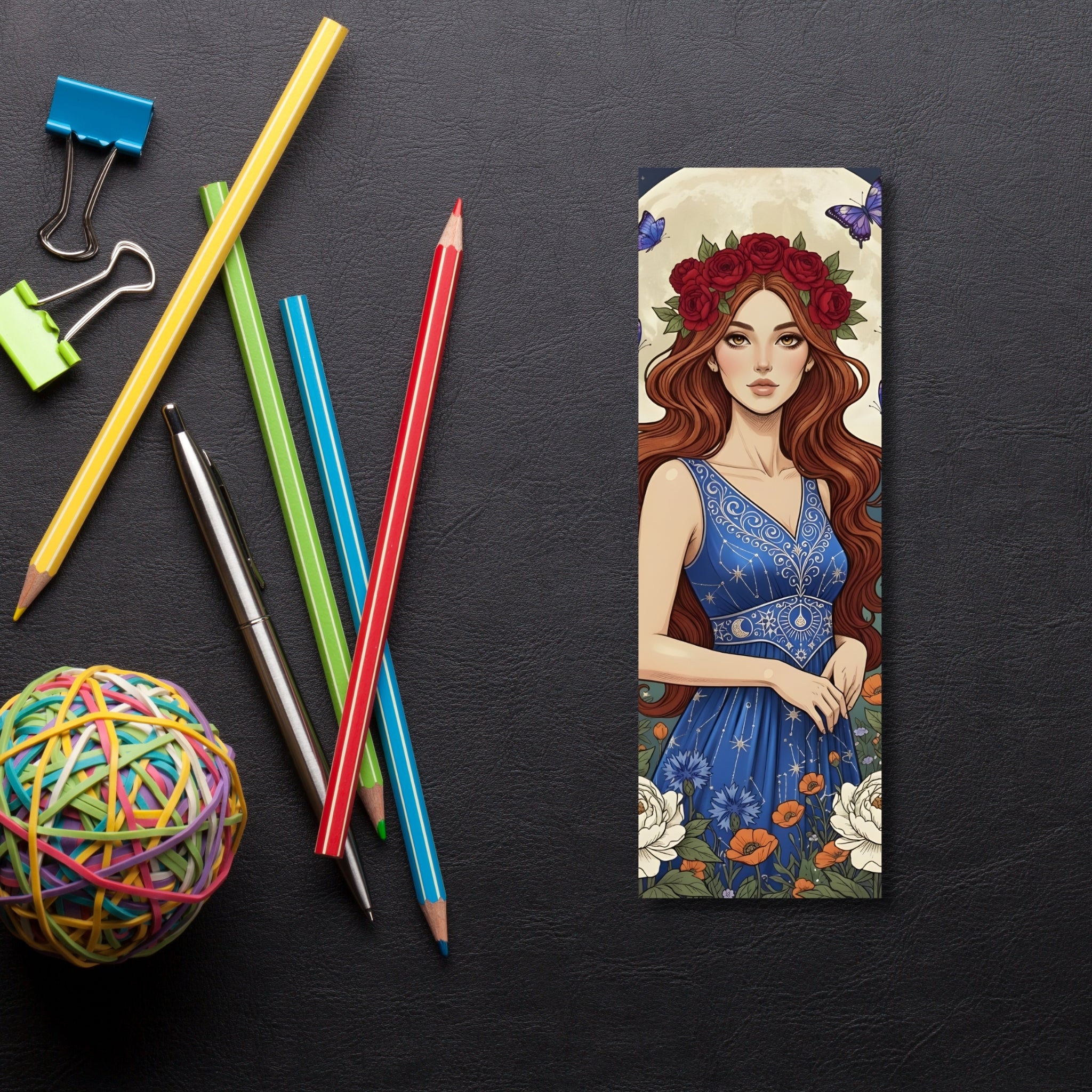 Printable 2×6 Bookmarks | Digital Download | 5-Design Set