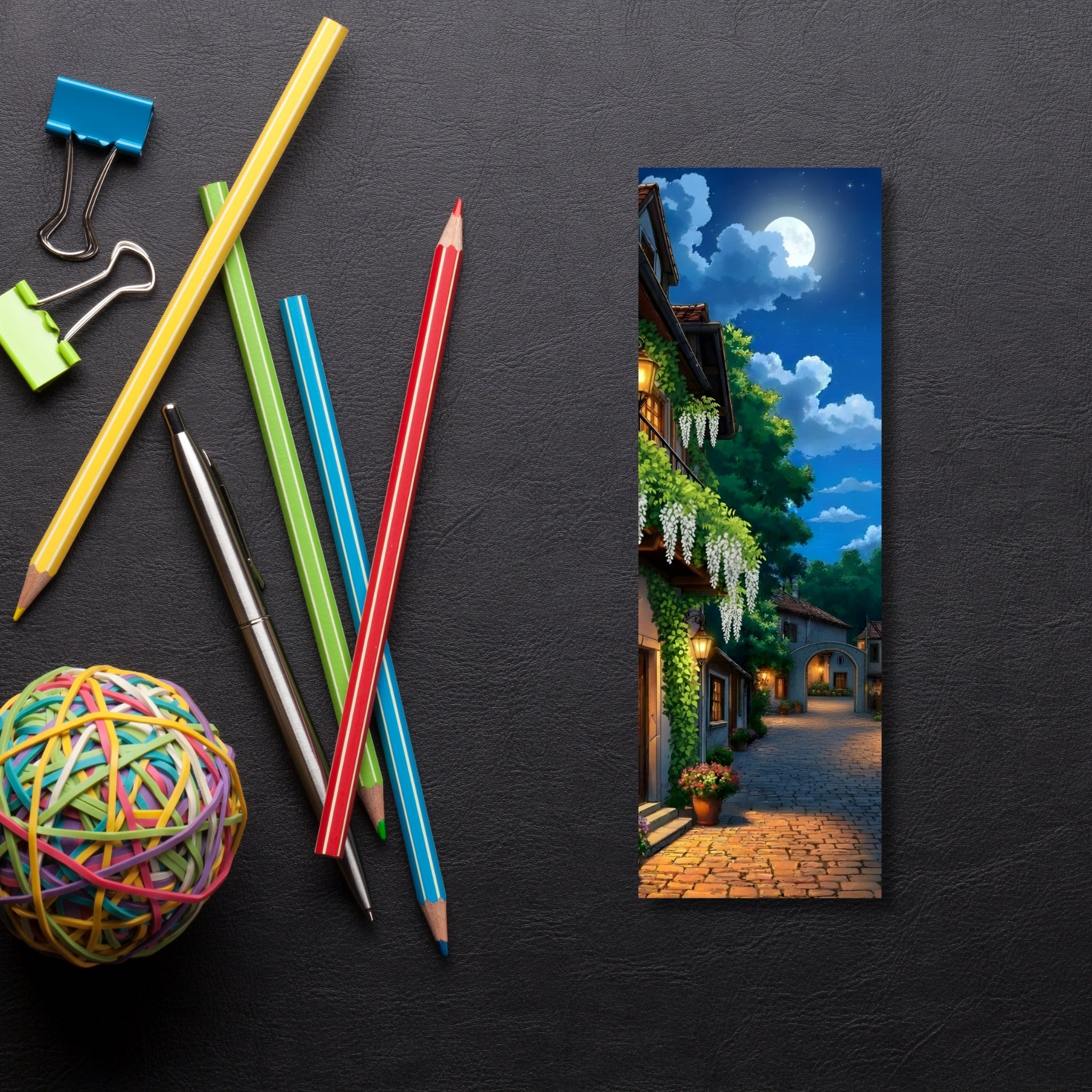 Printable Scenery Bookmarks | 6 Beautiful Landscape Designs | 2×6 Inch