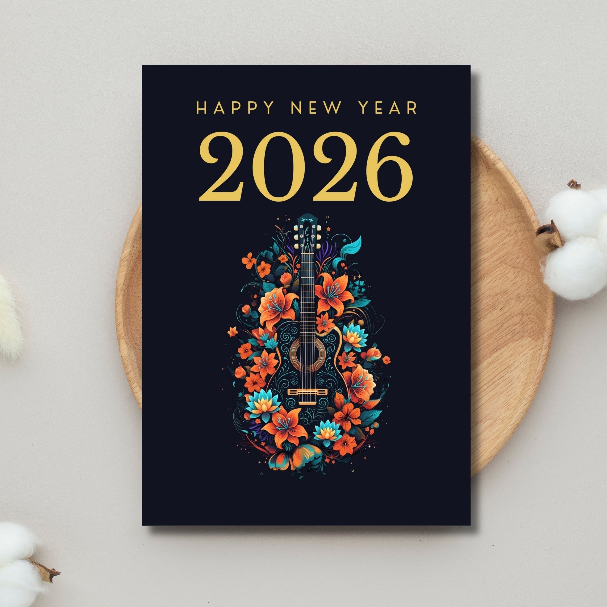 New Year 2026 Printable Card 5×7”