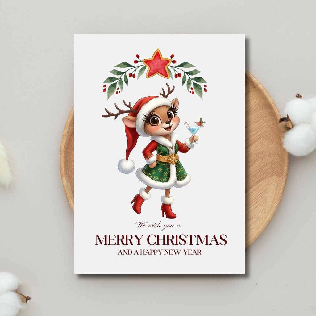 5×7 Christmas Printable Holiday Card – Instant Digital Download