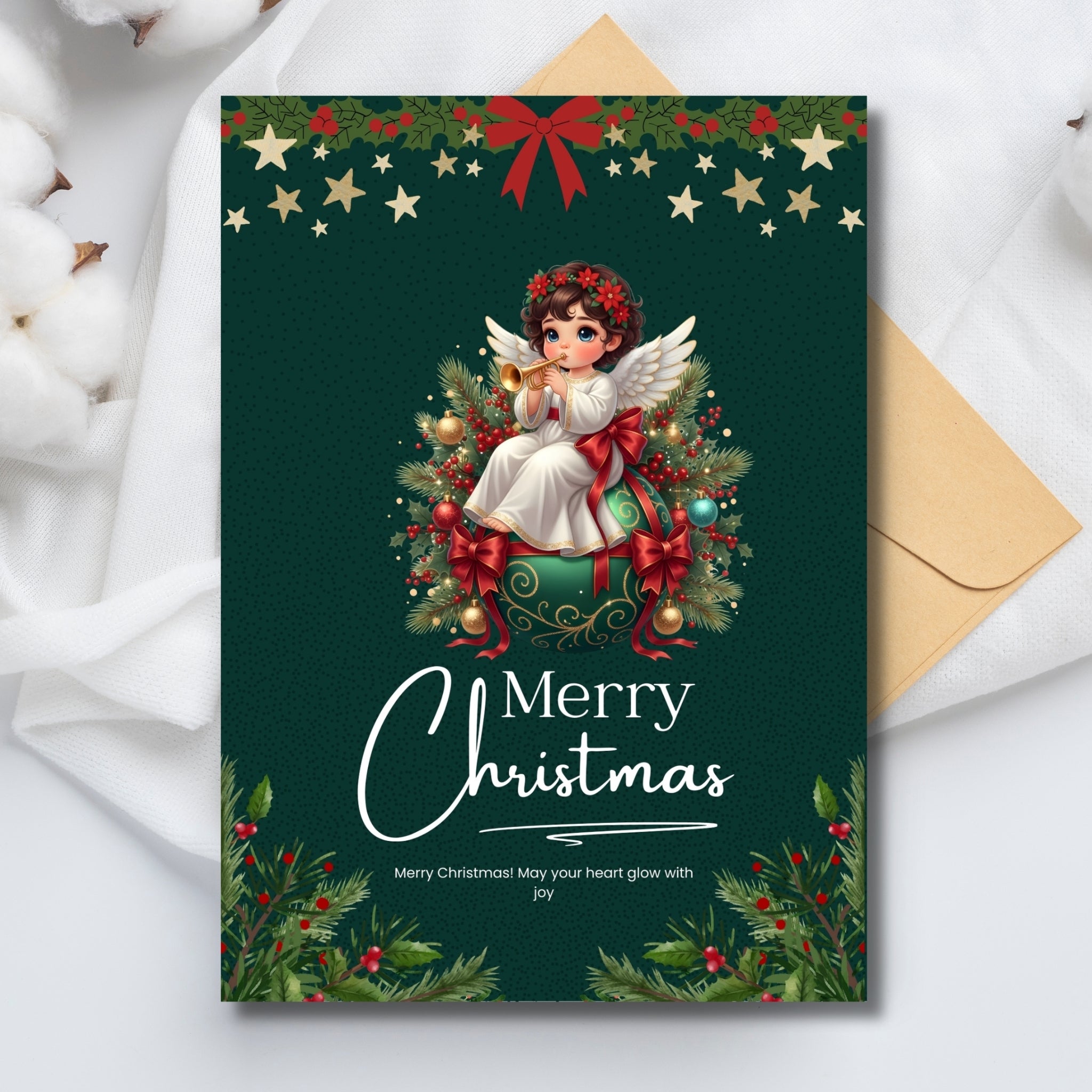 5×7” Holiday Cheer Printable Card – Ready-to-Print Instant PDF Download