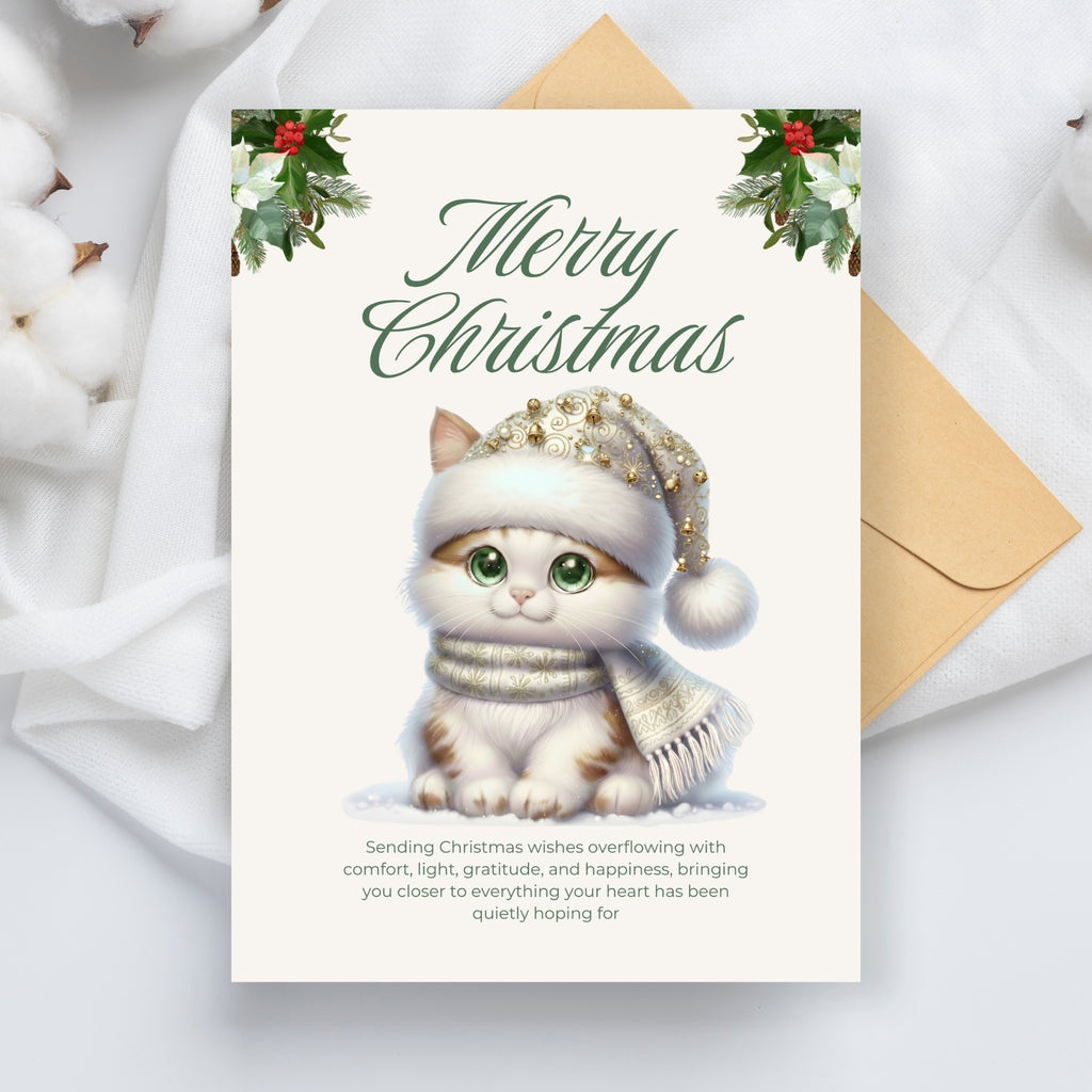Holiday Cheer 5×7” Printable Greeting Card – Quick & Easy PDF Download