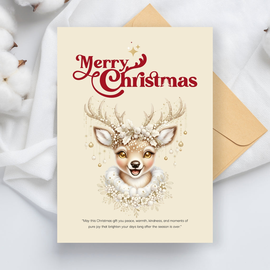 5×7” Holiday Cheer Printable Card – Instant PDF Download
