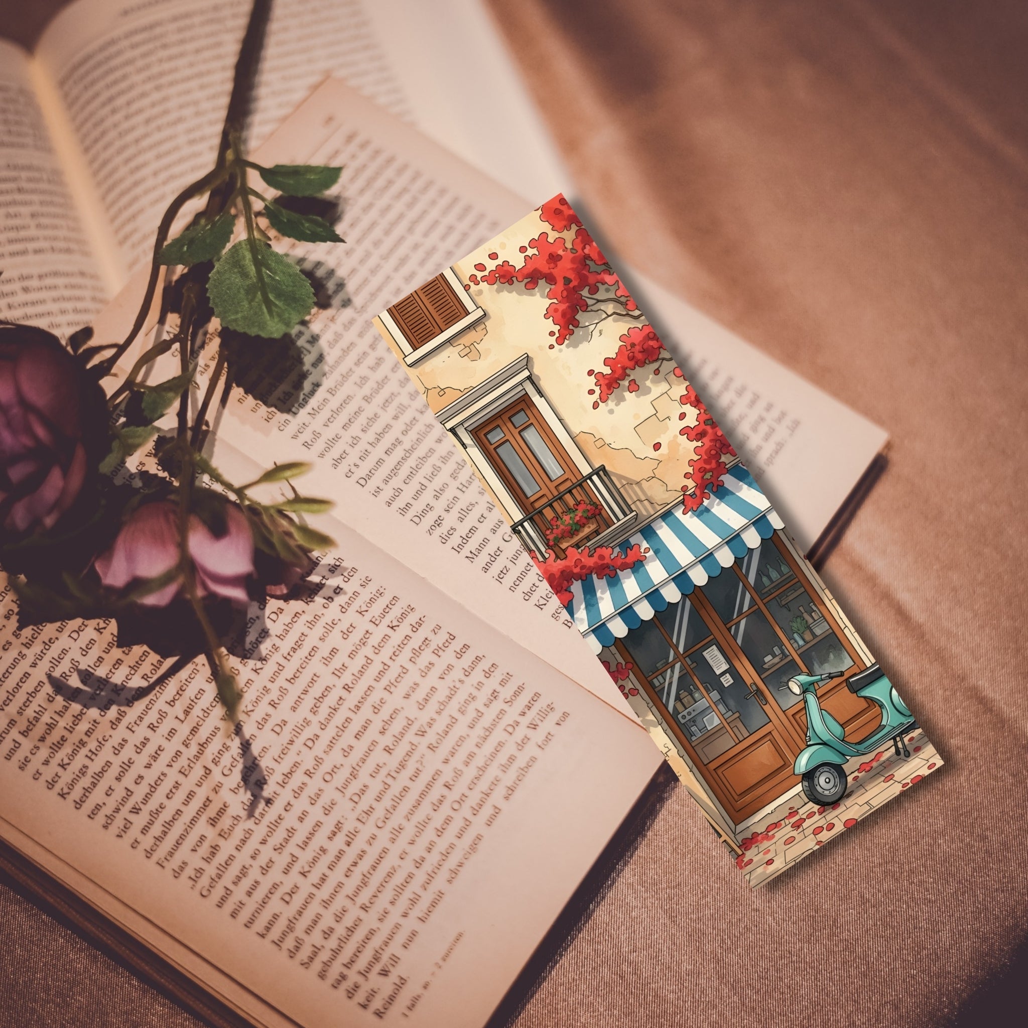 Printable Scenery Bookmarks | 6 Beautiful Landscape Designs | 2×6 Inch