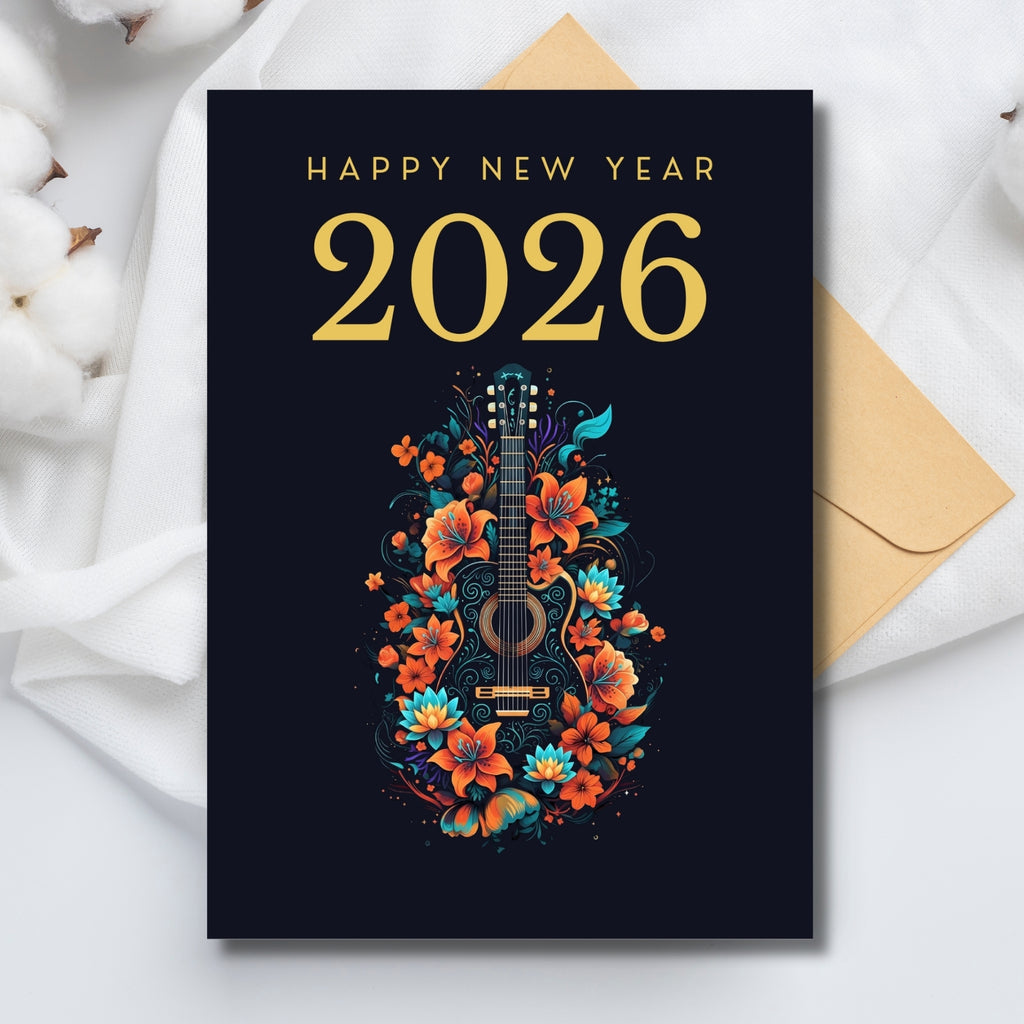 New Year 2026 Printable Card 5×7”