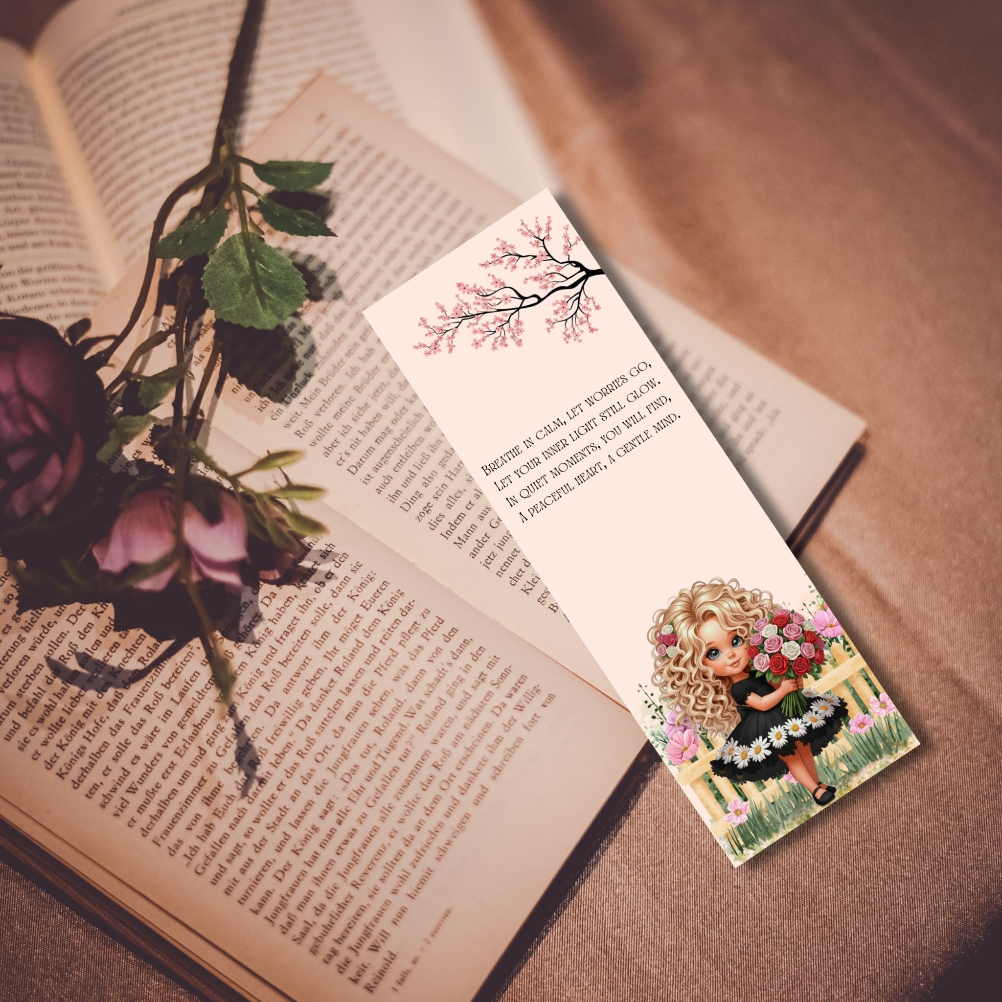 Printable 2×6 Bookmarks | Digital Download | 5-Design Set