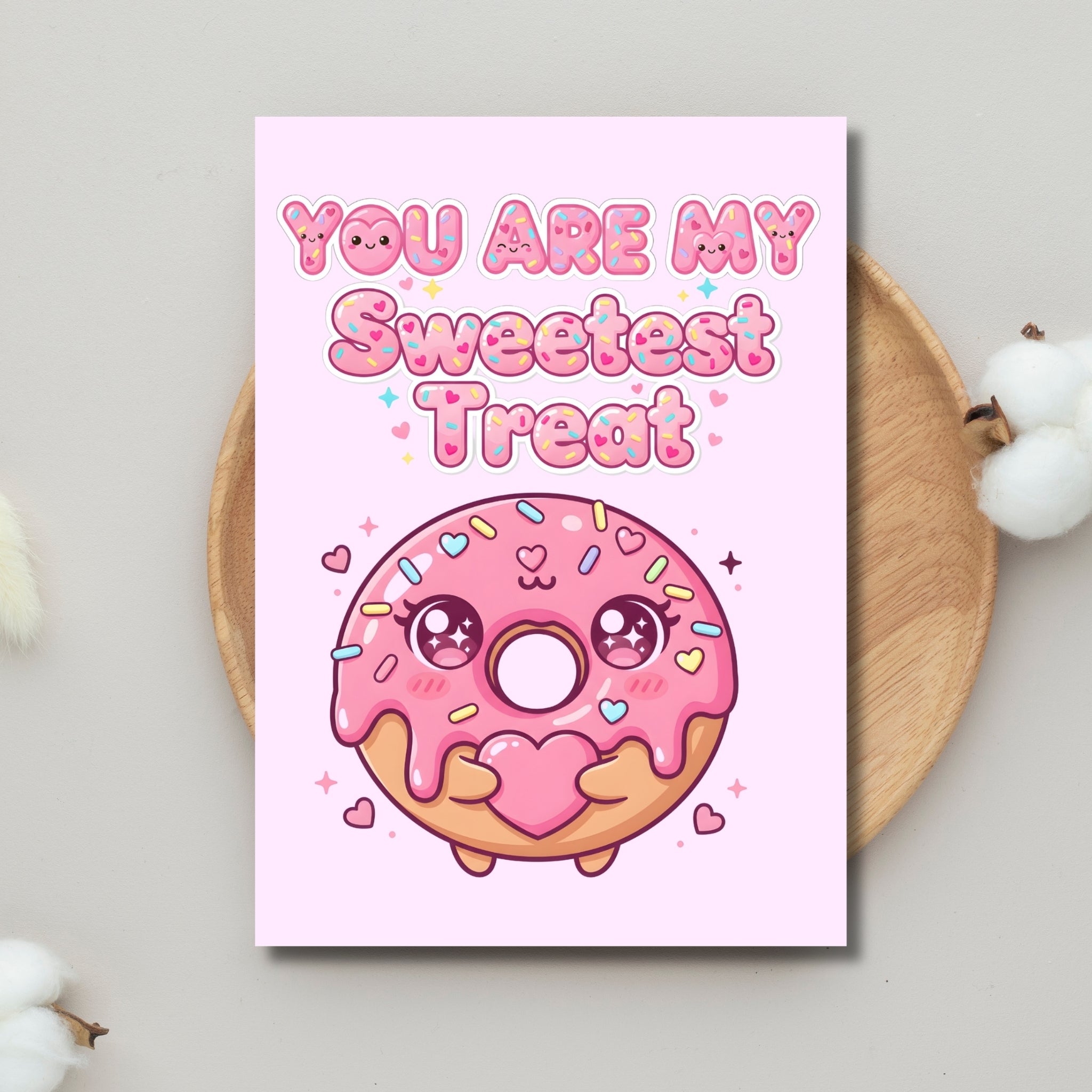Cute Valentine Cards Bundle | 7 Sweet Illustrated Love Cards