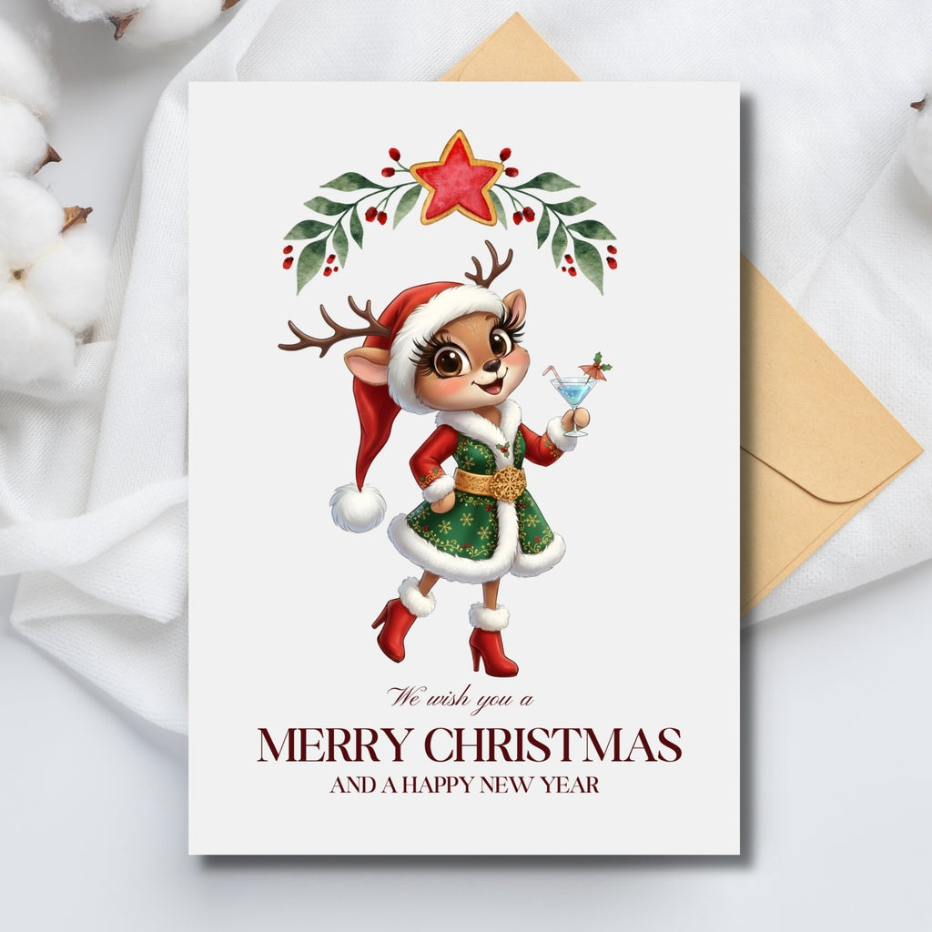 5×7 Christmas Printable Holiday Card – Instant Digital Download