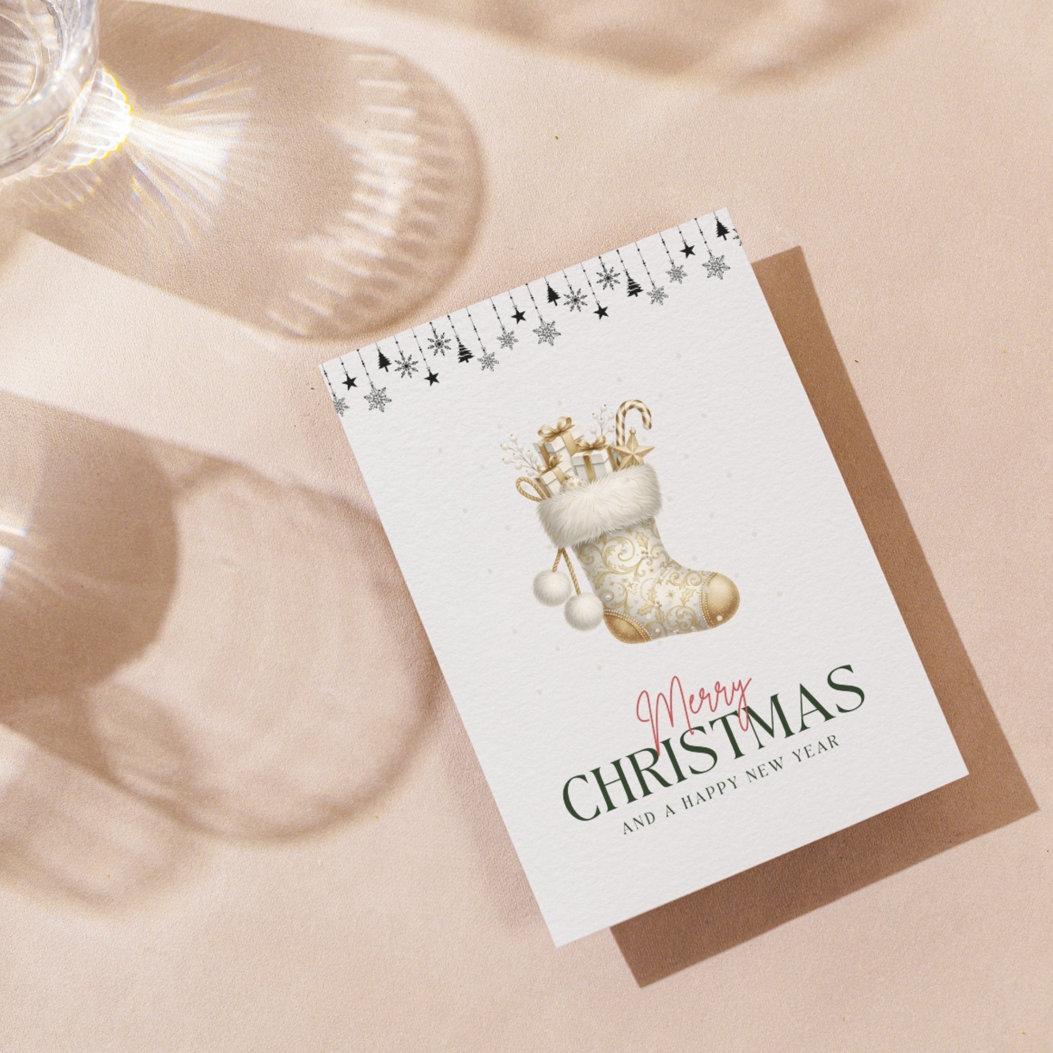 Instant Download Holiday Cheer Card – 5×7 PDF Printable