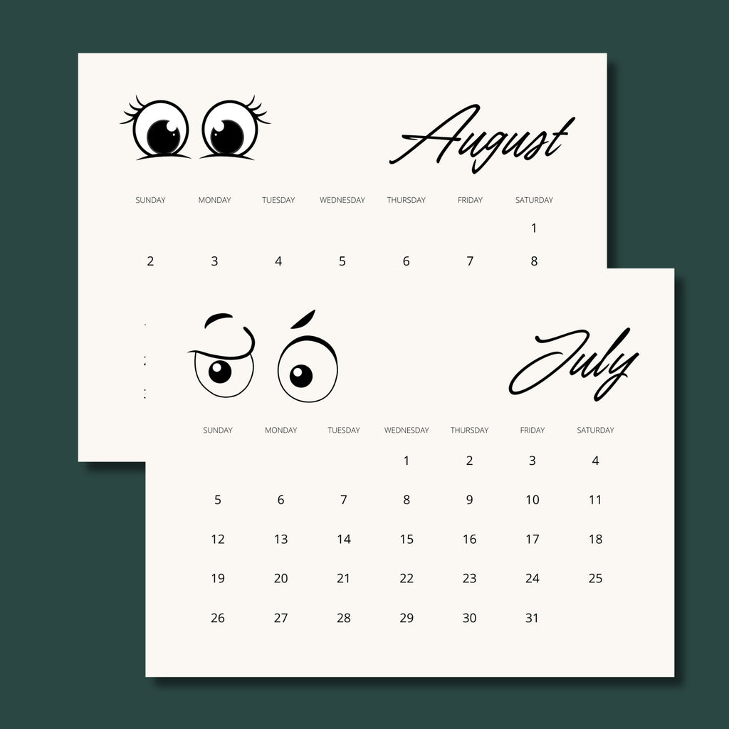 2026 Landscape Calendar – 11×8.5" One-Page PDF