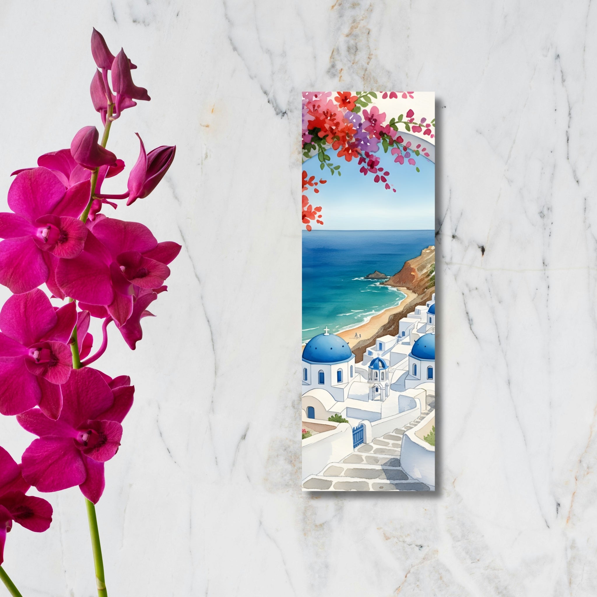 Printable Watercolor Bookmarks | 5 Aesthetic Bookmark Designs | 2×6 Inch