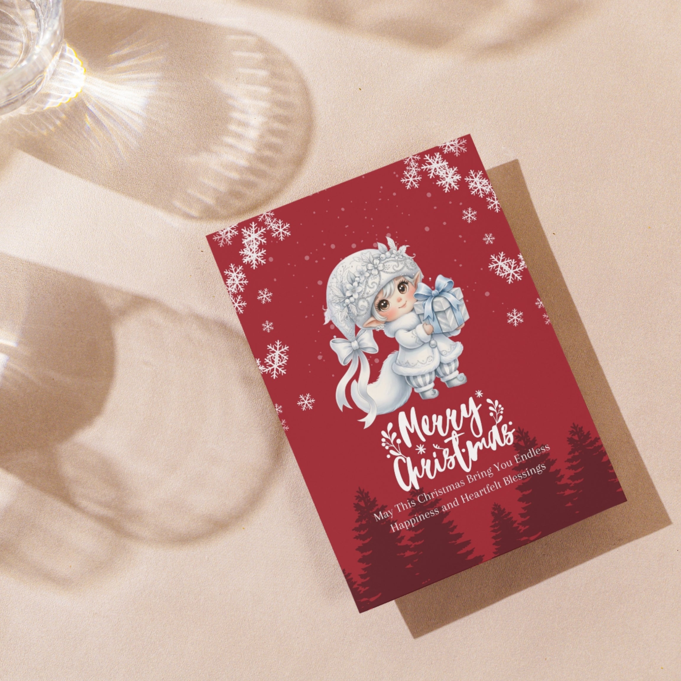Holiday Cheer 5×7 Card – Instant PDF Printable
