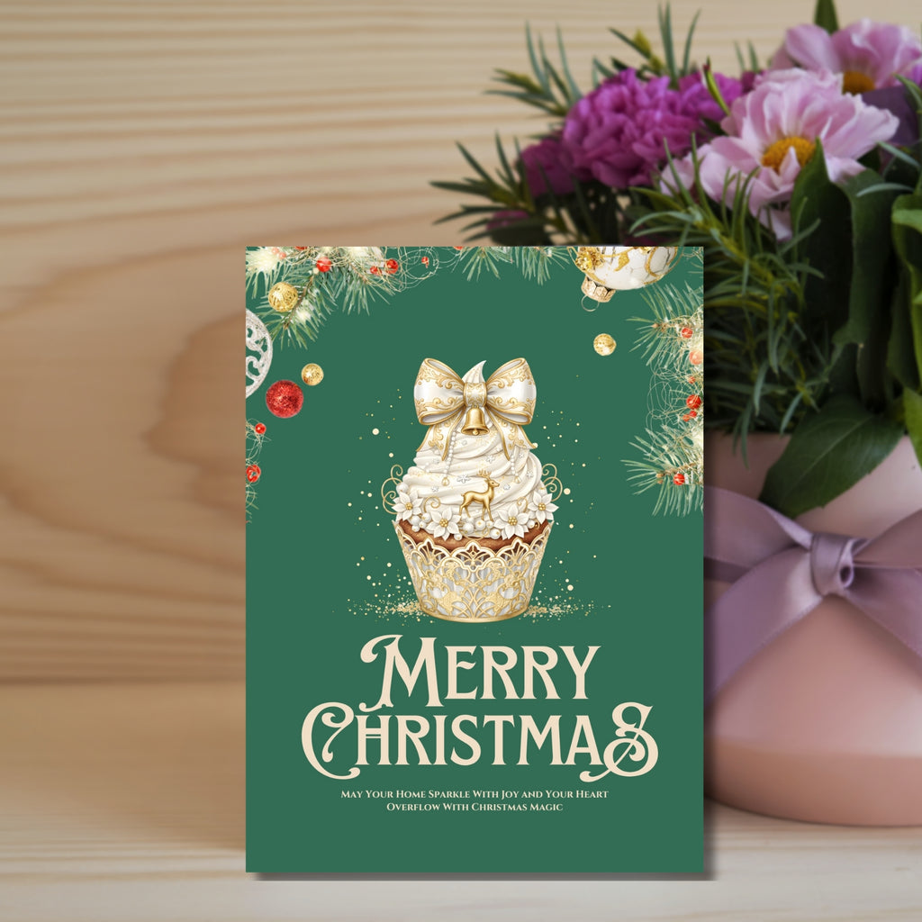 Festive Holiday Cheer 5×7 Card – Instant PDF Download