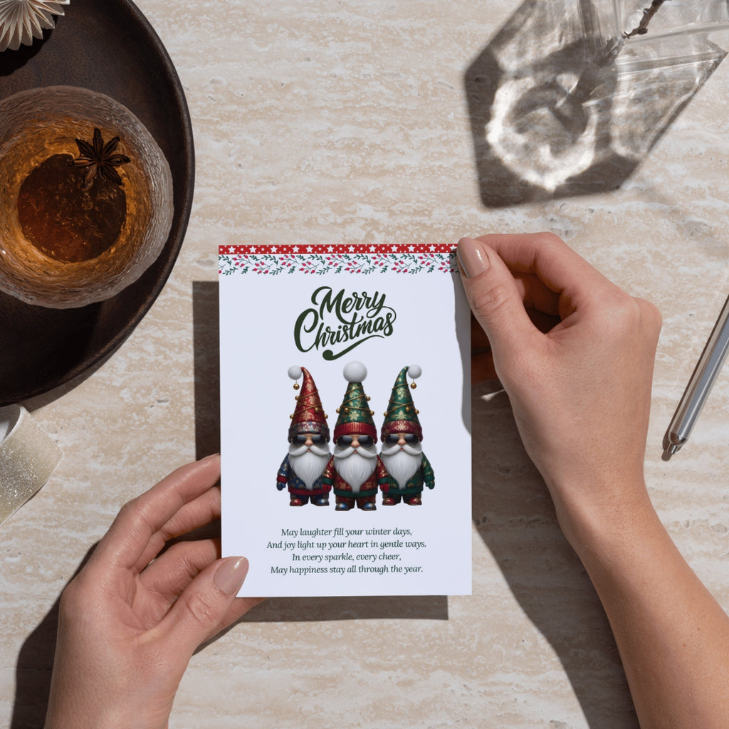 5x7 holiday greeting card printable – festive Christmas design